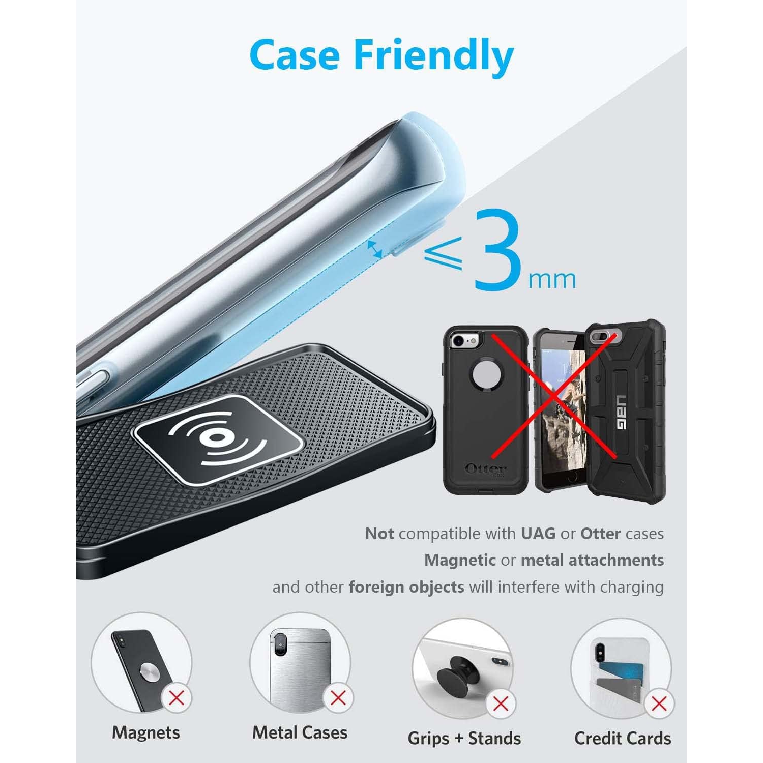 Universal Car Wireless Charger Upgrade Kit With Adjustable And Trimmable Mount Compatible With Most Vehicle Models For Convenient Installation