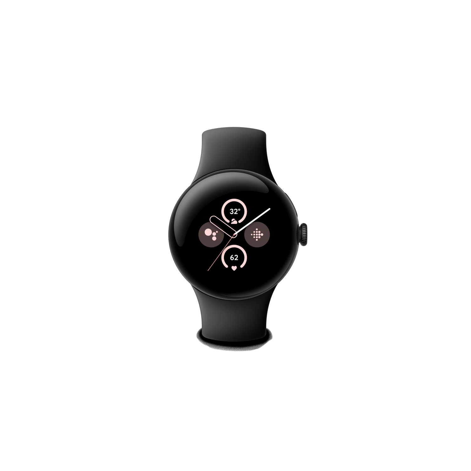 Boîte ouverte - Pixel Watch 2 de Google - Wi-Fi - Boîtier en aluminium noir mat/Bracelet sport obsidienne