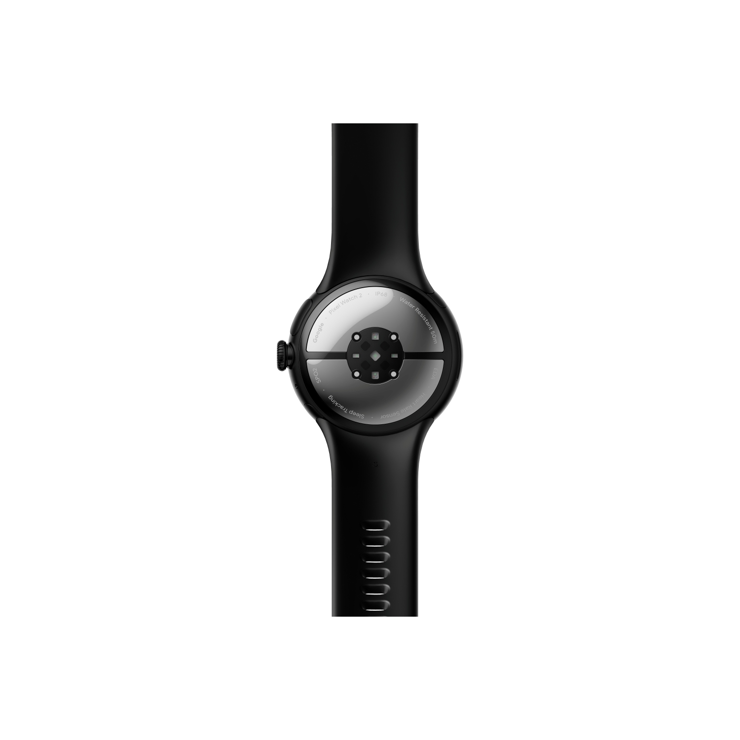 Boîte ouverte - Pixel Watch 2 de Google - Wi-Fi - Boîtier en aluminium noir mat/Bracelet sport obsidienne