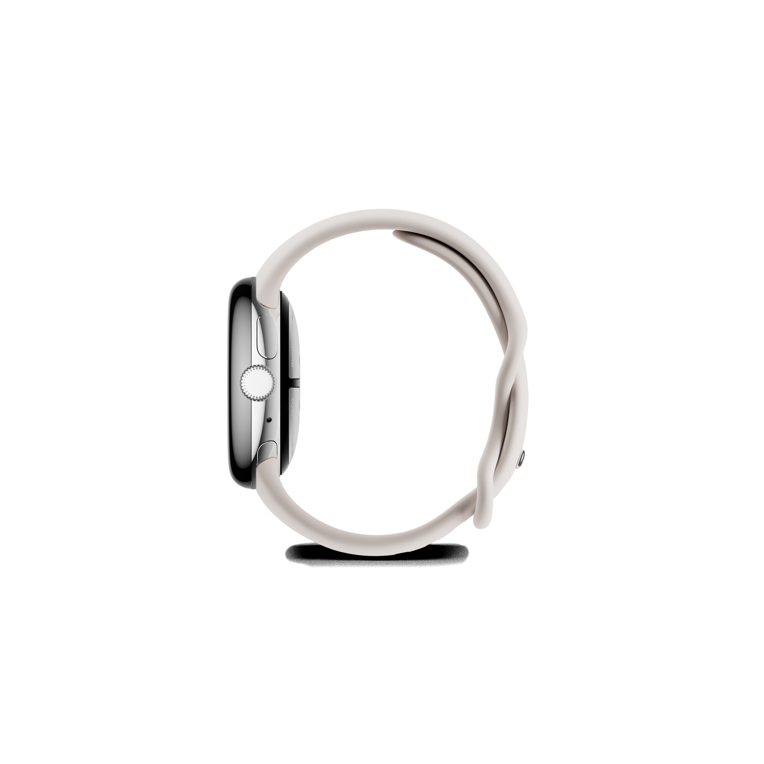 Open Box - Google Pixel Watch 2 - WiFi - Polished Silver Aluminum Case/Porcelain Active Band