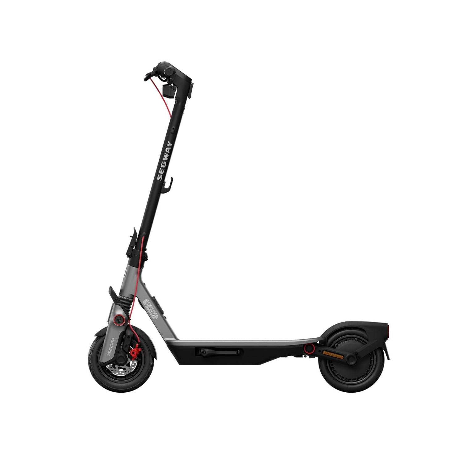 Trottinette électrique F3 Segway, hydraulique avant et suspension arrière en élastomère - Boîte ouverte