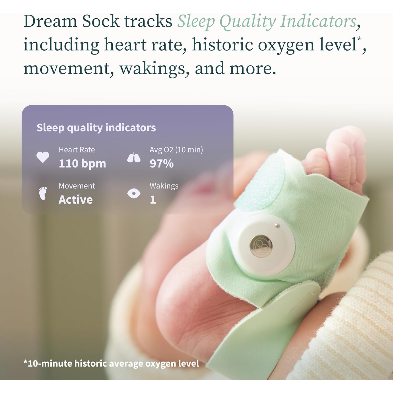 Owlet Dream Sock - Mint