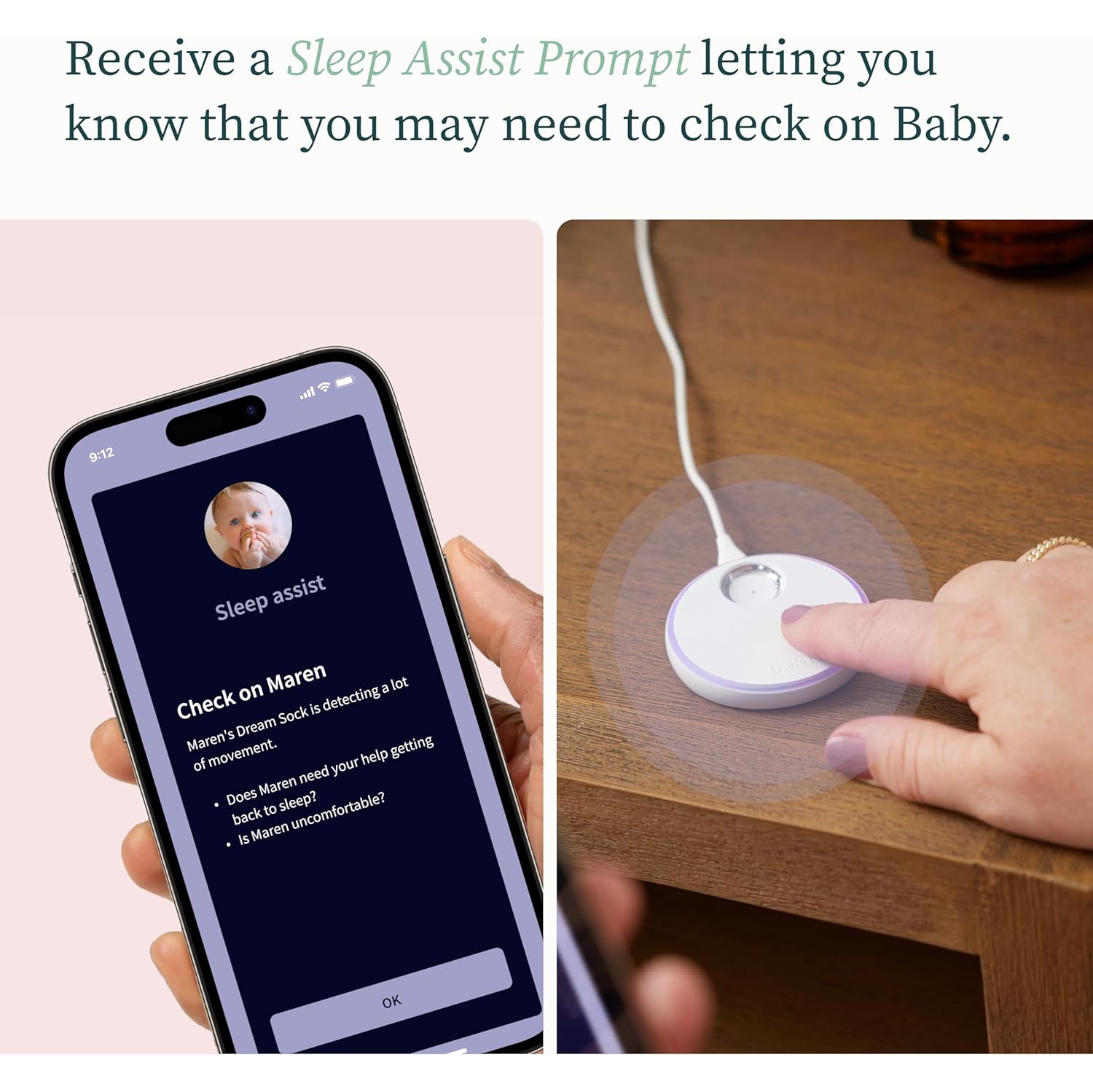 Owlet Dream Sock - Mint