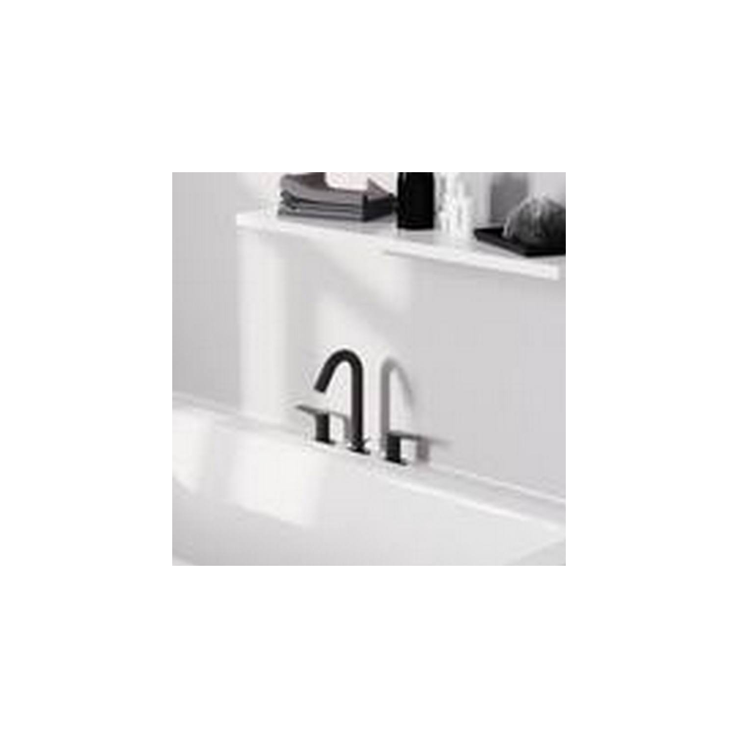 OPEN BOX - Hansgrohe Logis 8 in. Widespread Double Handle Bathroom Faucet in Brushed Nickel - 71533825