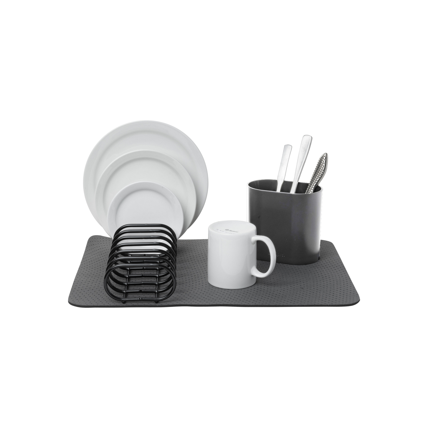 CUISIPRO Dish Rack Charcoal Grey