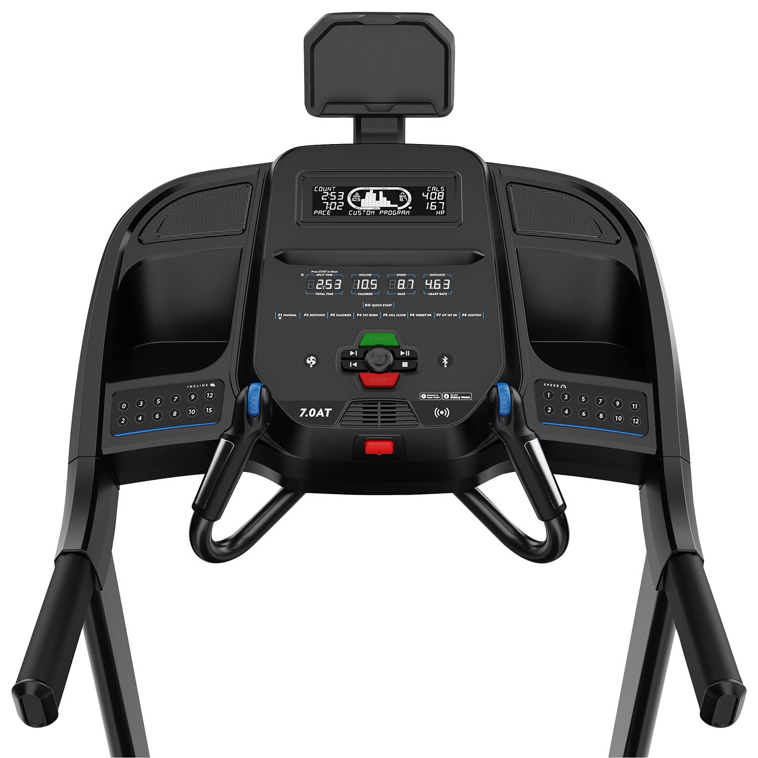 Tapis roulant repliable 7.0AT d'Horizon Fitness - Abonnement gratuit de 2 mois à JRNY*