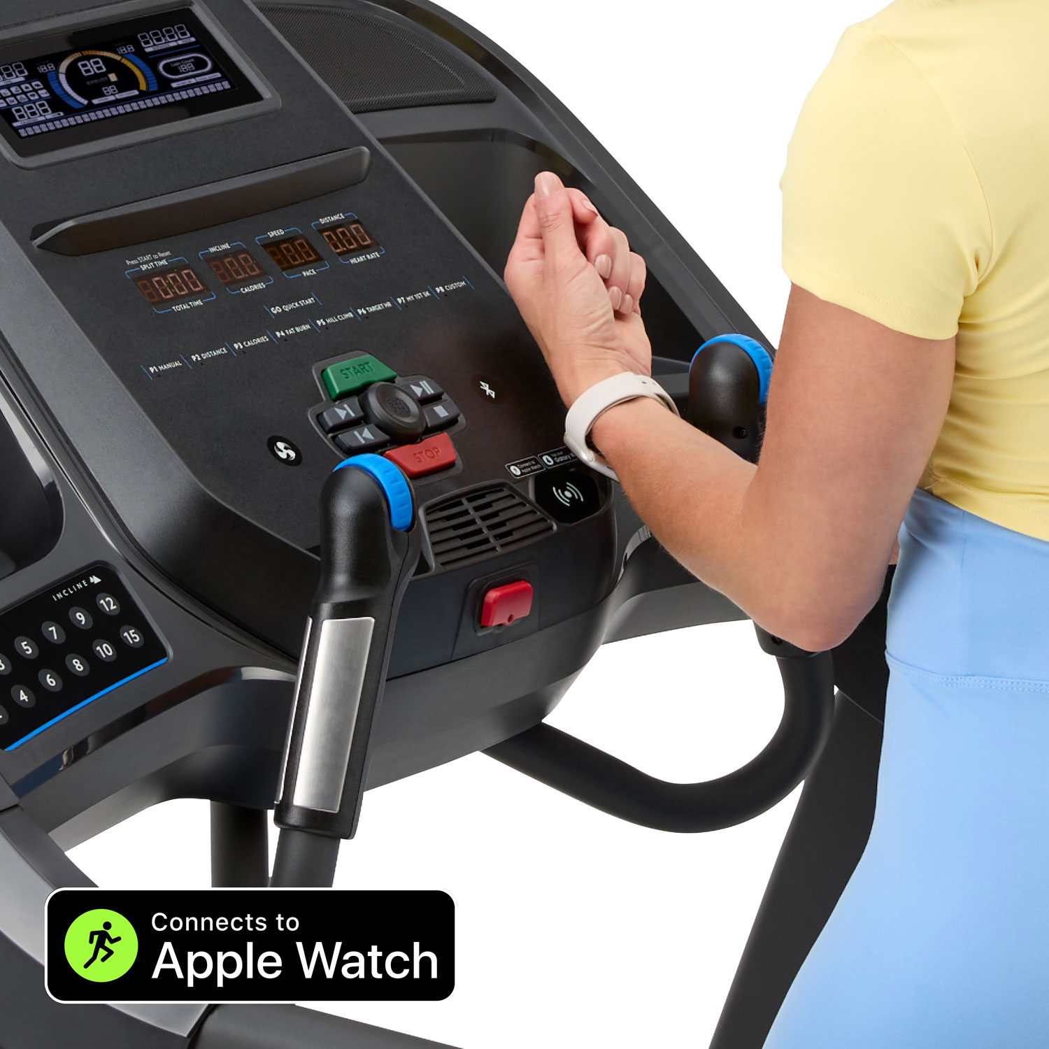 Tapis roulant repliable 7.0AT d'Horizon Fitness - Abonnement gratuit de 2 mois à JRNY*