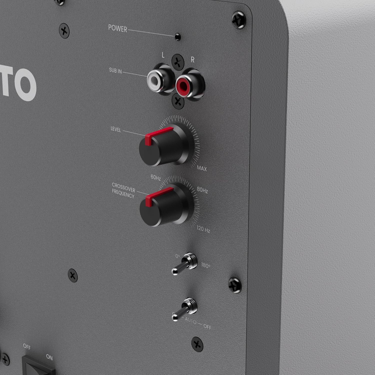 Haut-parleur d'extrêmes graves amplifié scellé SUB6 de Kanto | Puissance de crête 200&nbsp;W | Haut-parleur de graves de 6&nbsp;po | Basses rapides