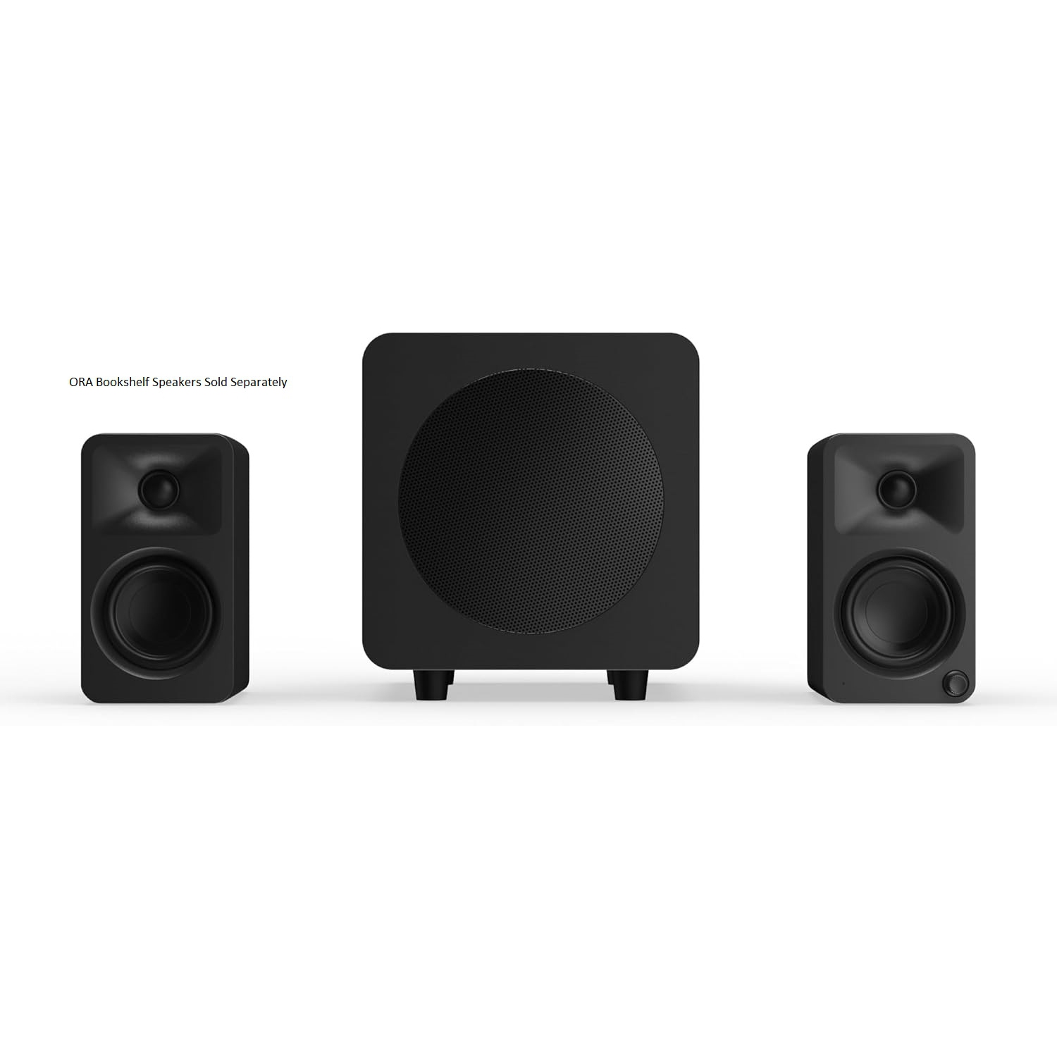 Haut-parleur d'extrêmes graves amplifié scellé SUB6 de Kanto | Puissance de crête 200 W | Haut-parleur de graves de 6 po | Basses rapides