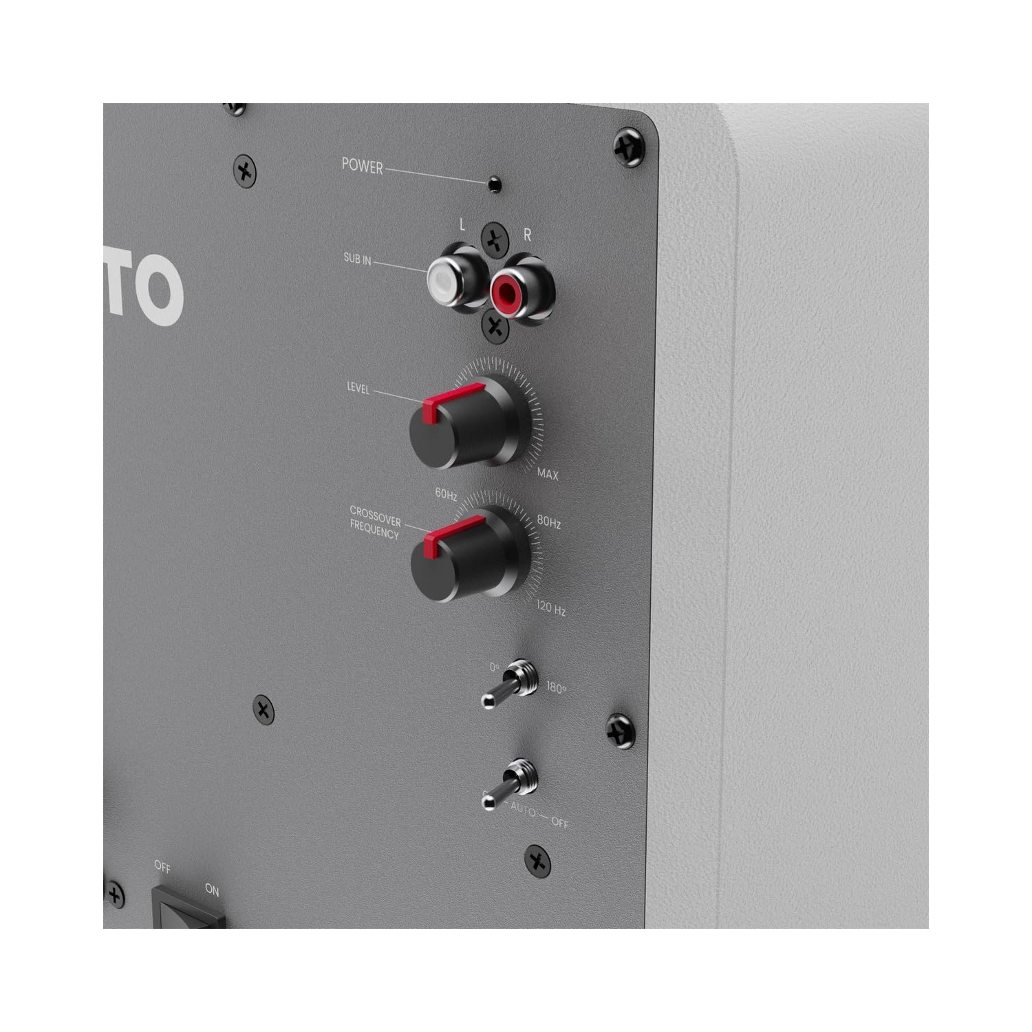 Haut-parleur d'extrêmes graves amplifié scellé SUB6 de Kanto | Puissance de crête 200&nbsp;W | Haut-parleur de graves de 6&nbsp;po | Basses rapides