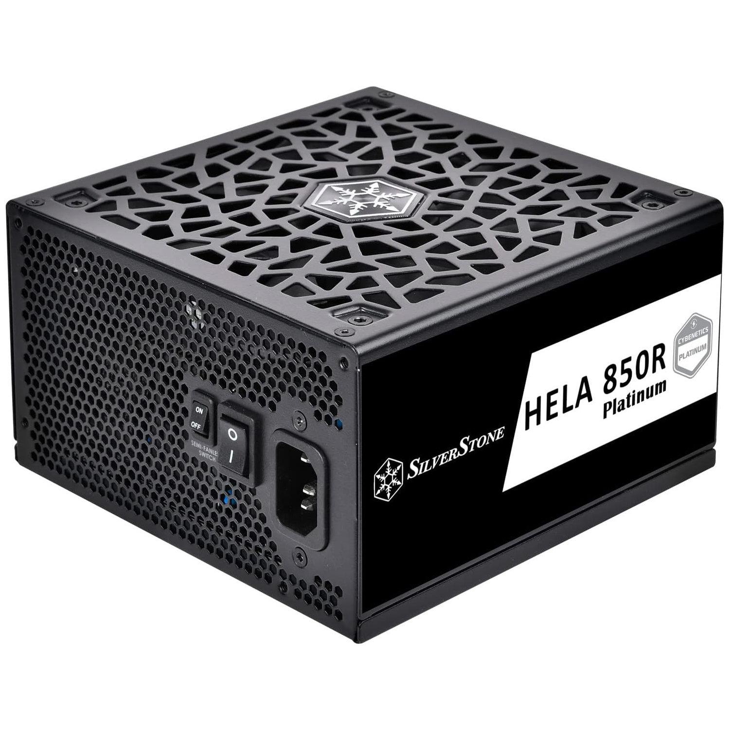 Silverstone Technology – Bloc d'alimentation HELA 850R Platinum 850&nbsp;W PCIe Gen 5/ATX 3,1 avec cote de bruit A+, SST-HA850R-PM (fabriqué au