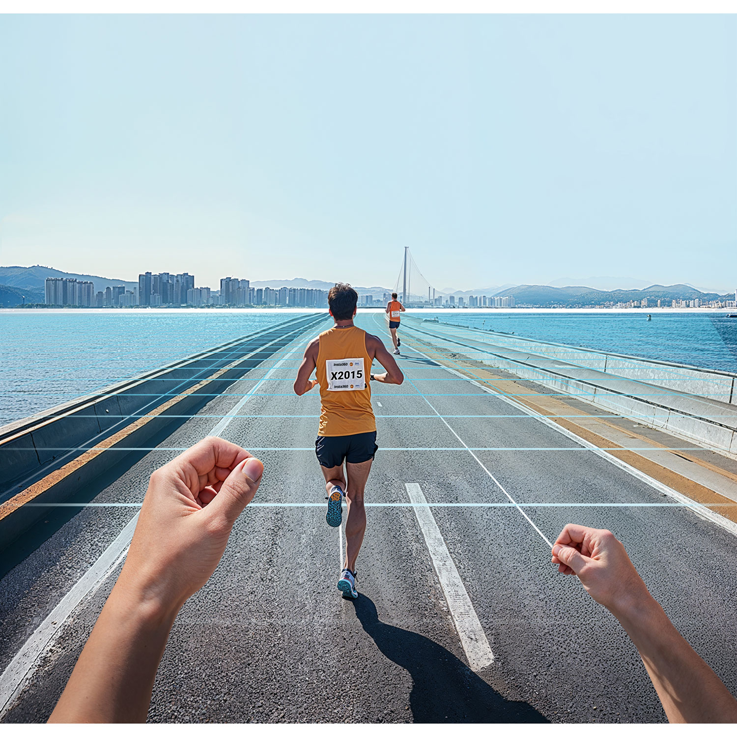 Ensemble de création pour caméra de sport étanche 4K 360° Go Ultra d'Insta360 - Blanc