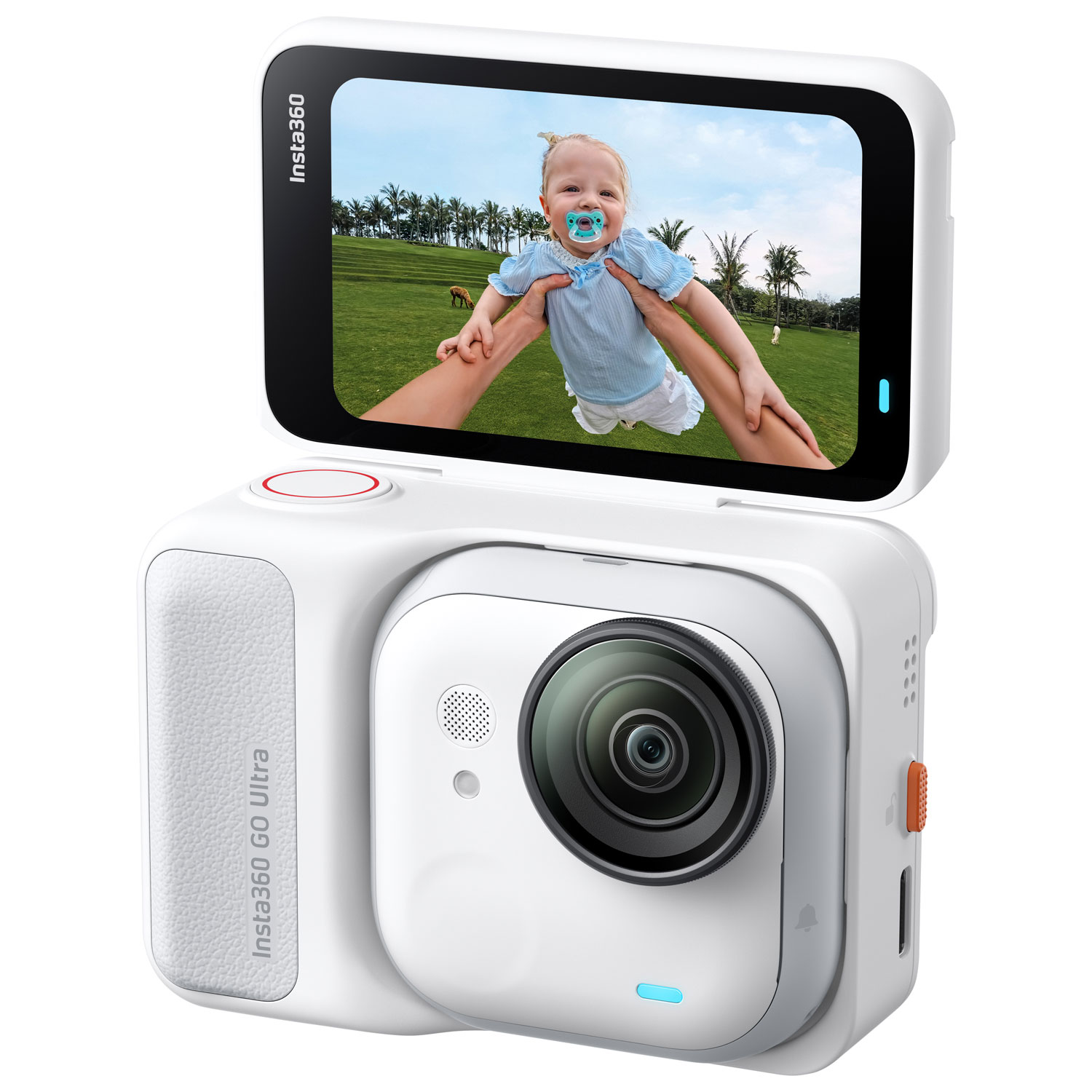 Ensemble de création pour caméra de sport étanche 4K 360° Go Ultra d'Insta360 - Blanc