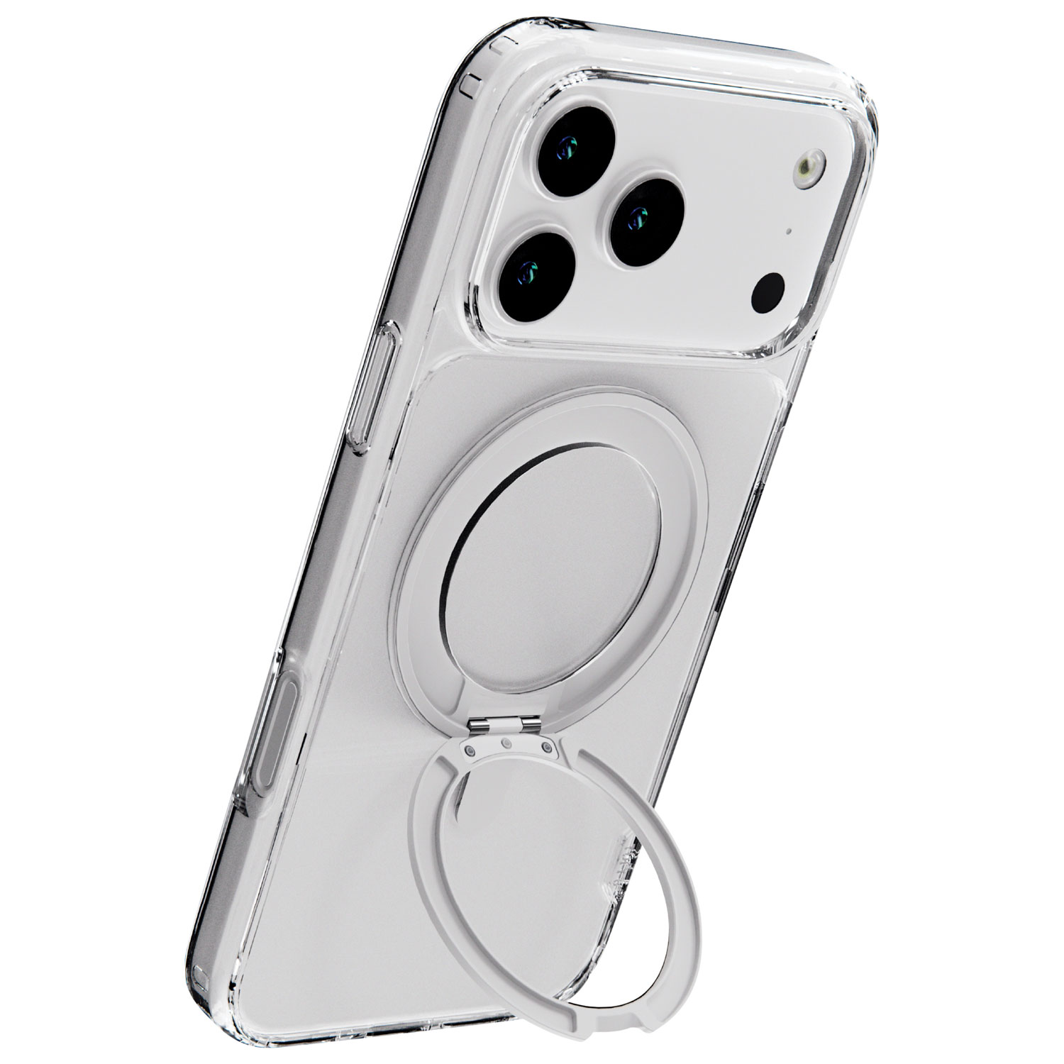 Étui rigide ajusté Glide 360 de TUFF8 avec MagSafe pour iPhone 17 Pro Max - Transparent