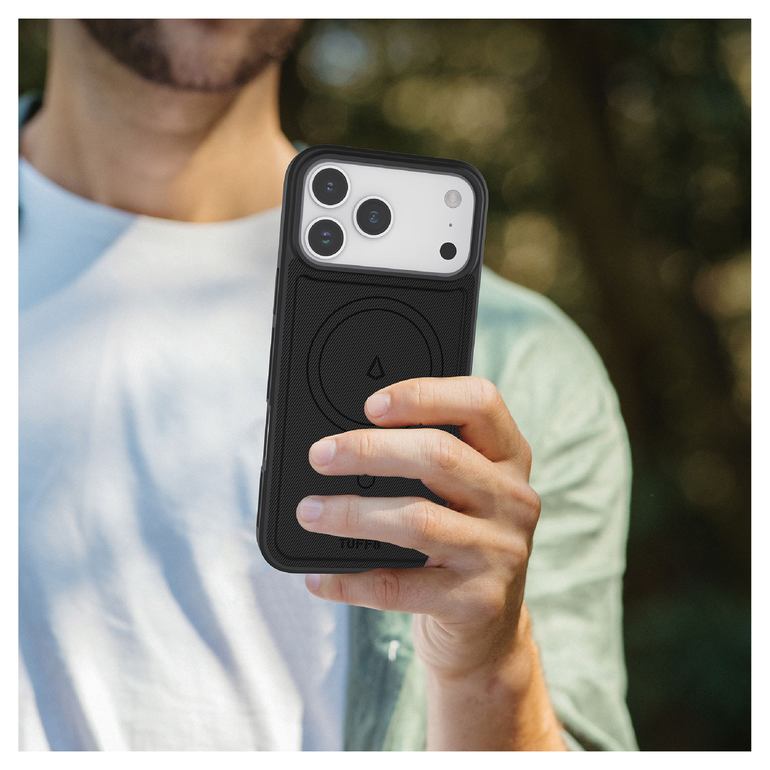 Étui-portefeuille 2-en-1 Switch de LBT avec MagSafe pour iPhone 17 Pro Max - Noir