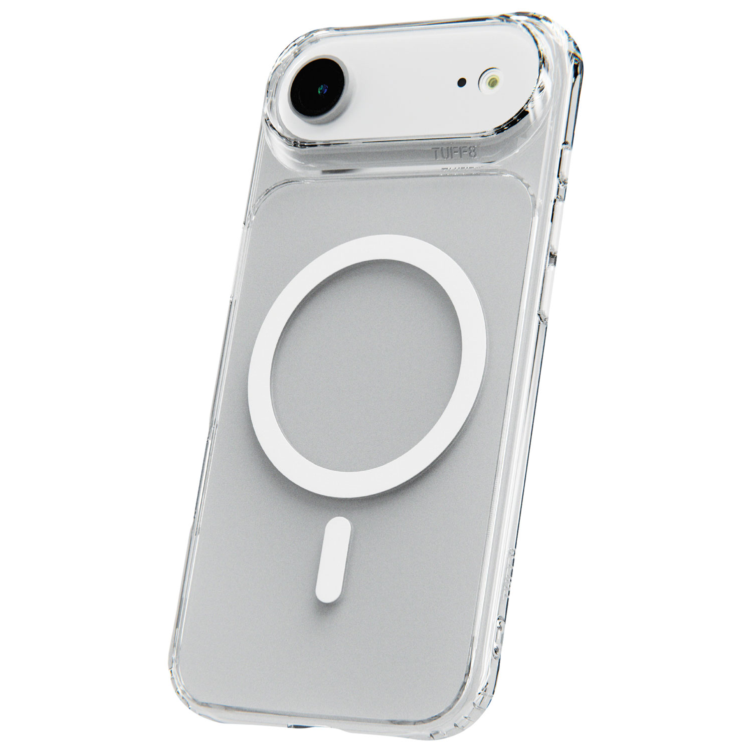 TUFF8 Fitted Hard Shell Case with MagSafe for iPhone Air - Clear