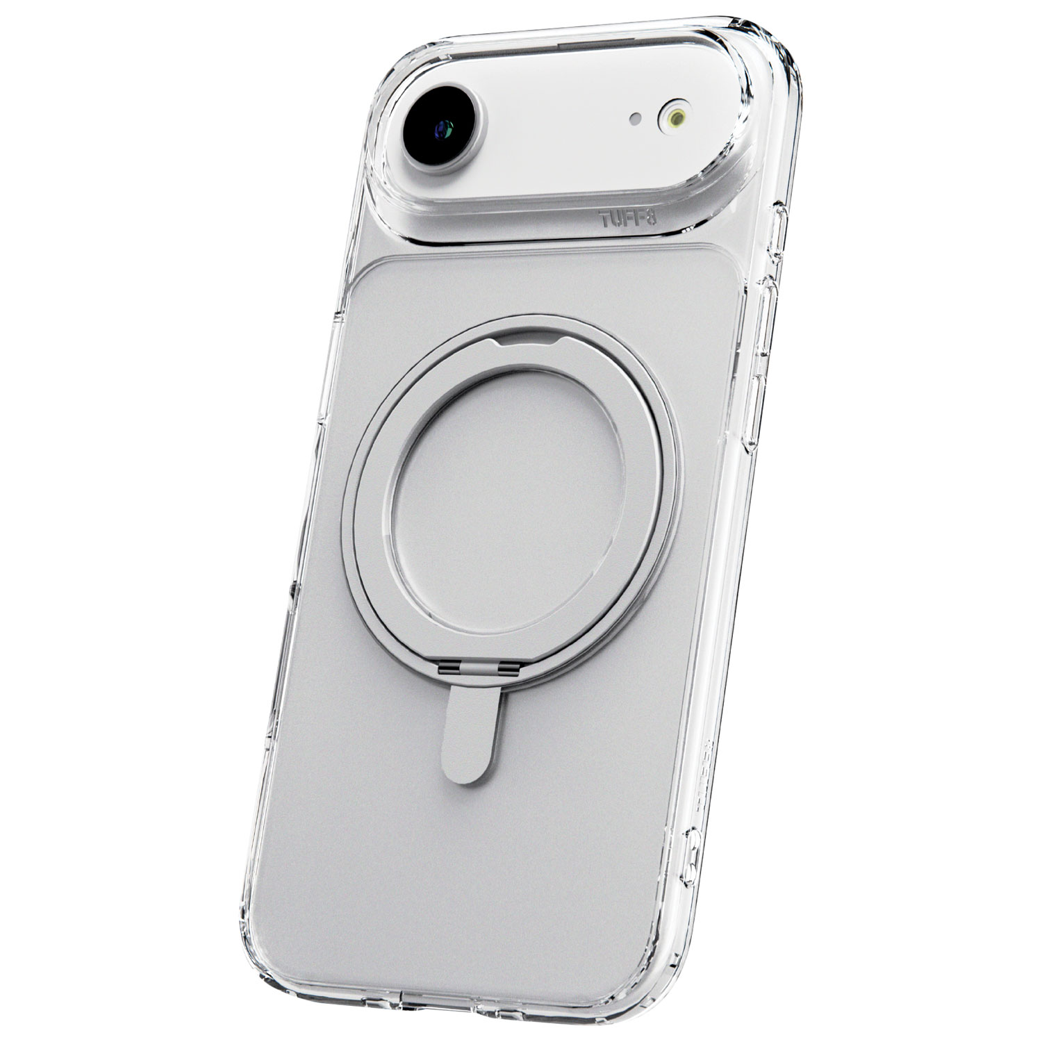 Étui rigide ajusté Glide 360 de TUFF8 avec MagSafe pour iPhone Air - Transparent