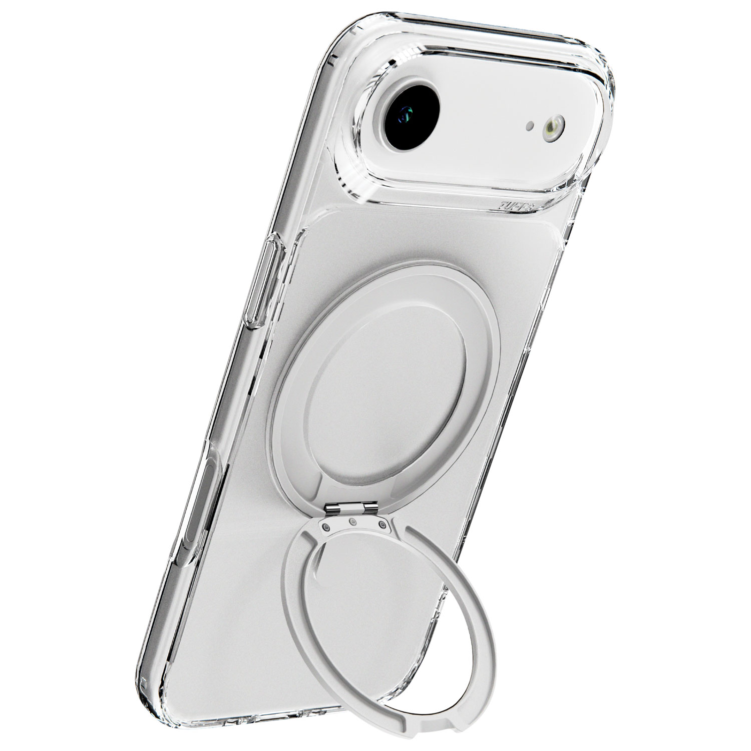 Étui rigide ajusté Glide 360 de TUFF8 avec MagSafe pour iPhone Air - Transparent