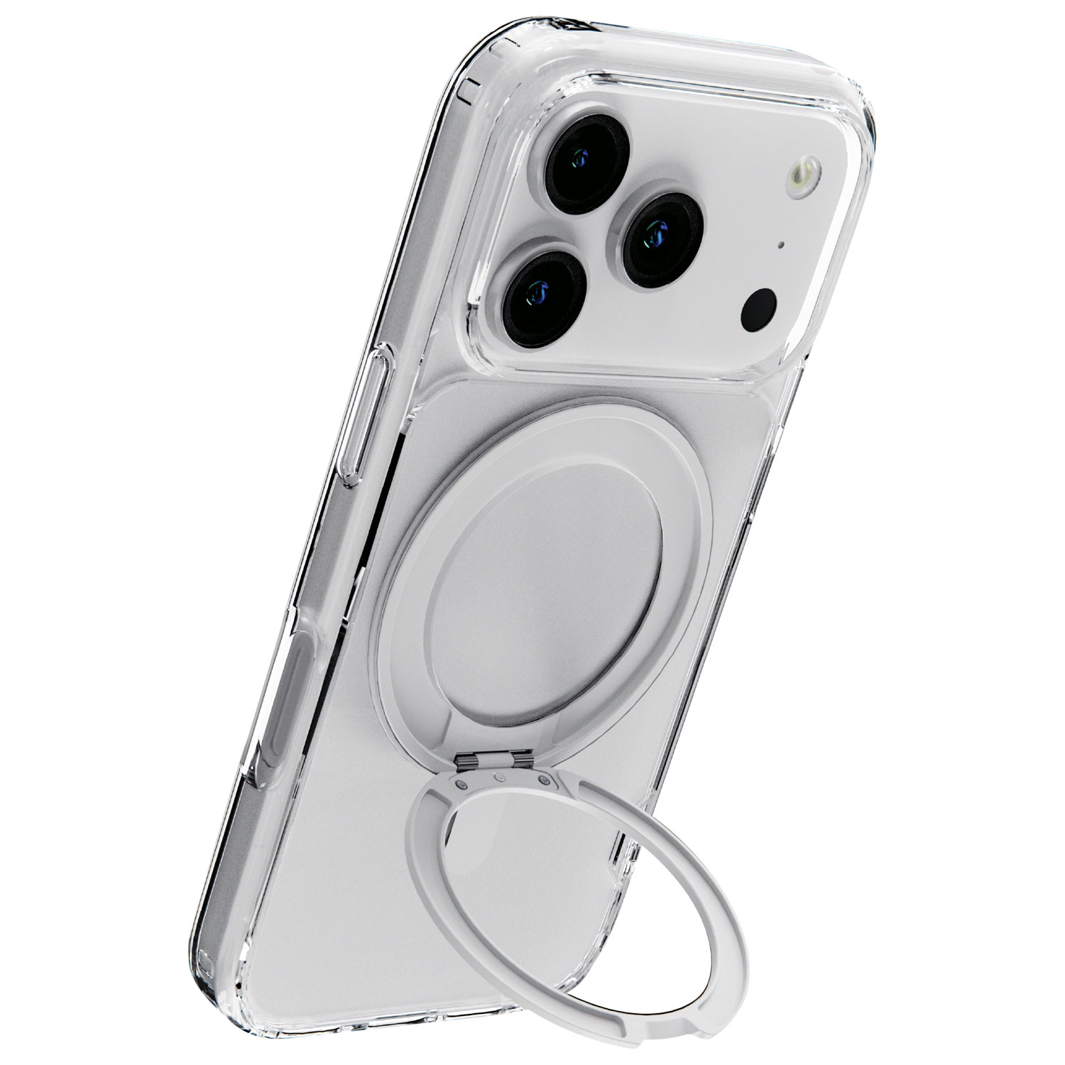 Étui rigide ajusté Glide 360 de TUFF8 avec MagSafe pour iPhone 17 Pro - Transparent