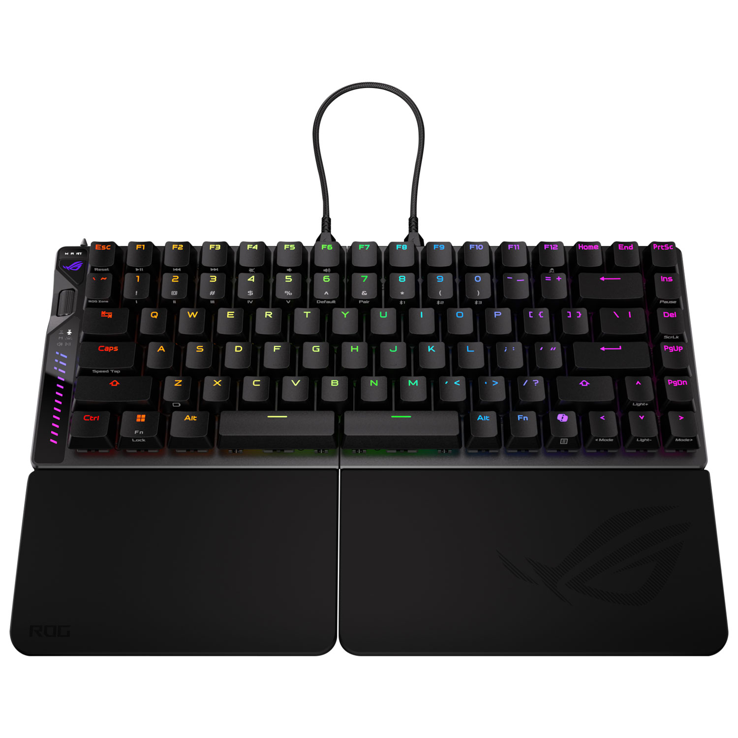 Clavier de jeu divisé à 75 % Bluetooth M703 ROG Falcata d'ASUS - Noir