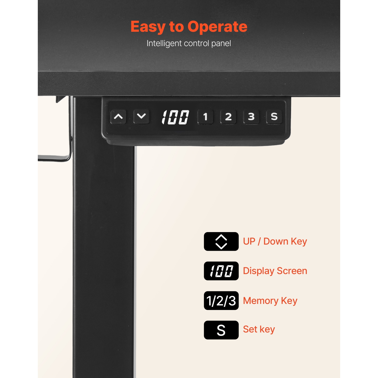 VEVOR L Shaped Desk, Electric Adjustable Height Corner Gaming Desk with CPU Stands, Dual Hooks and Fabric Drawers, L-Shaped Computer Table with Power