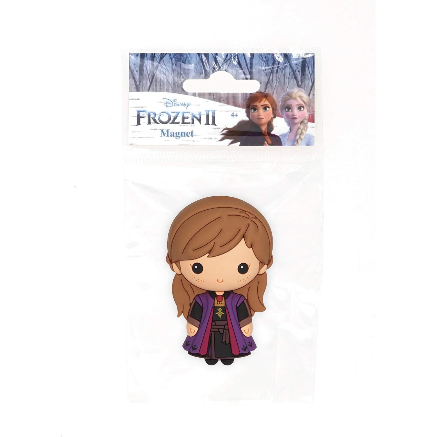 Frozen 2 - Anna in Purple Dress 3D Foam Magnet