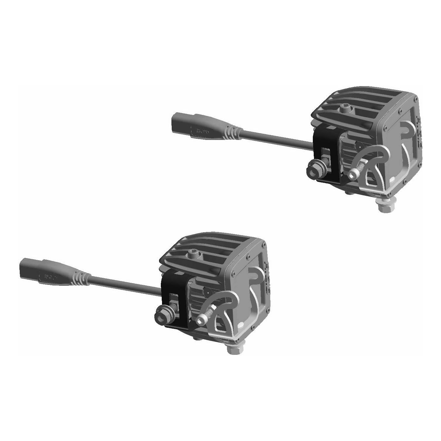 LED à projecteur Polaris Rigid® série D PRO, paire