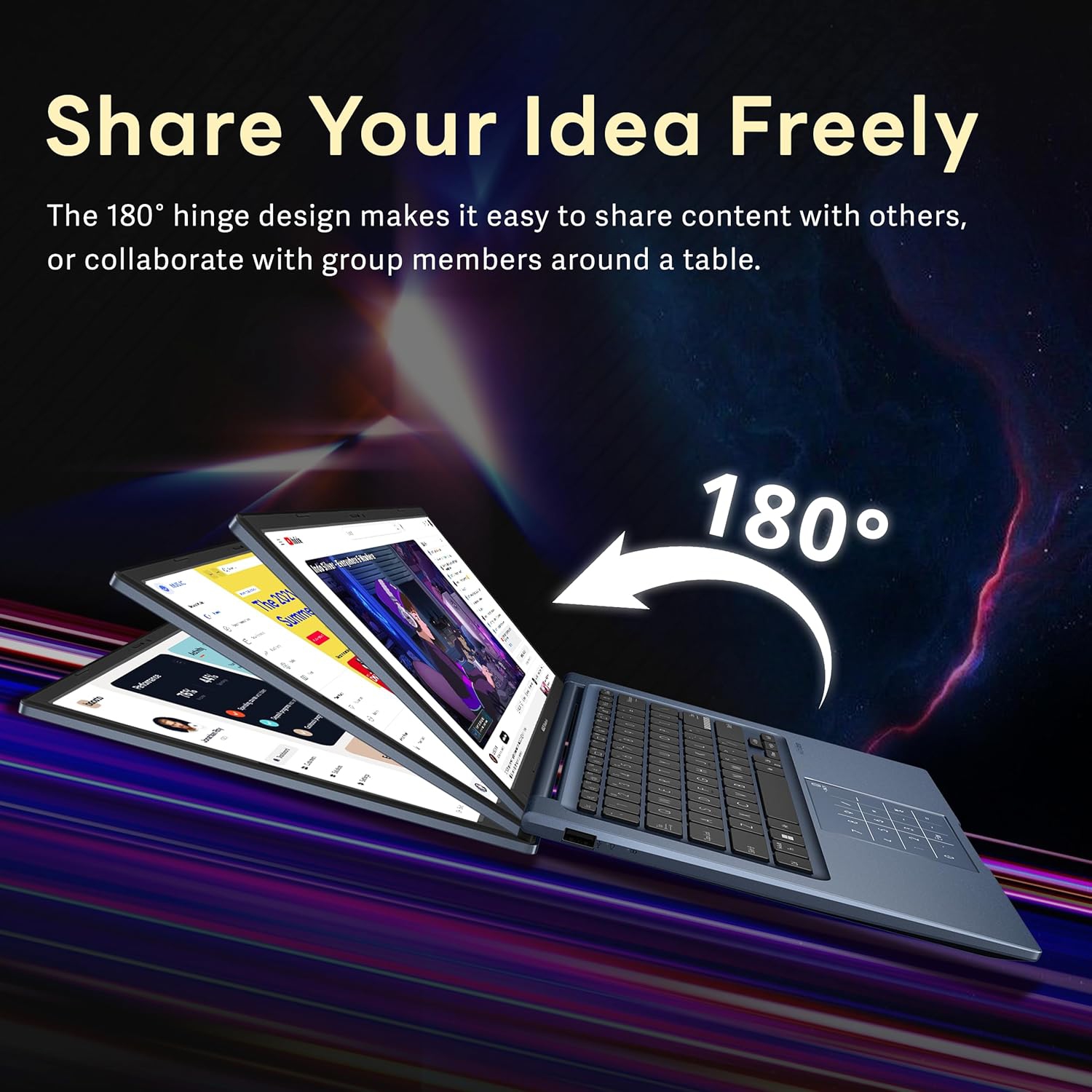 ASUS Vivobook 14" FHD Laptop, Intel i3-1315U Processor,2TB Storage, 16GB RAM, Intel UHD Graphics, Windows 11 Home, Quiet Blue