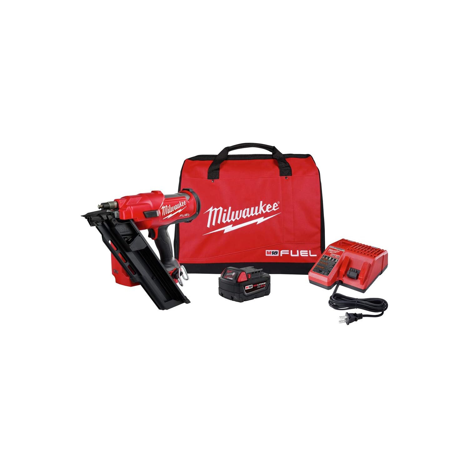 Milwaukee Electric - M18 Fuel? 30 Degree FRAMING Nailer KIT