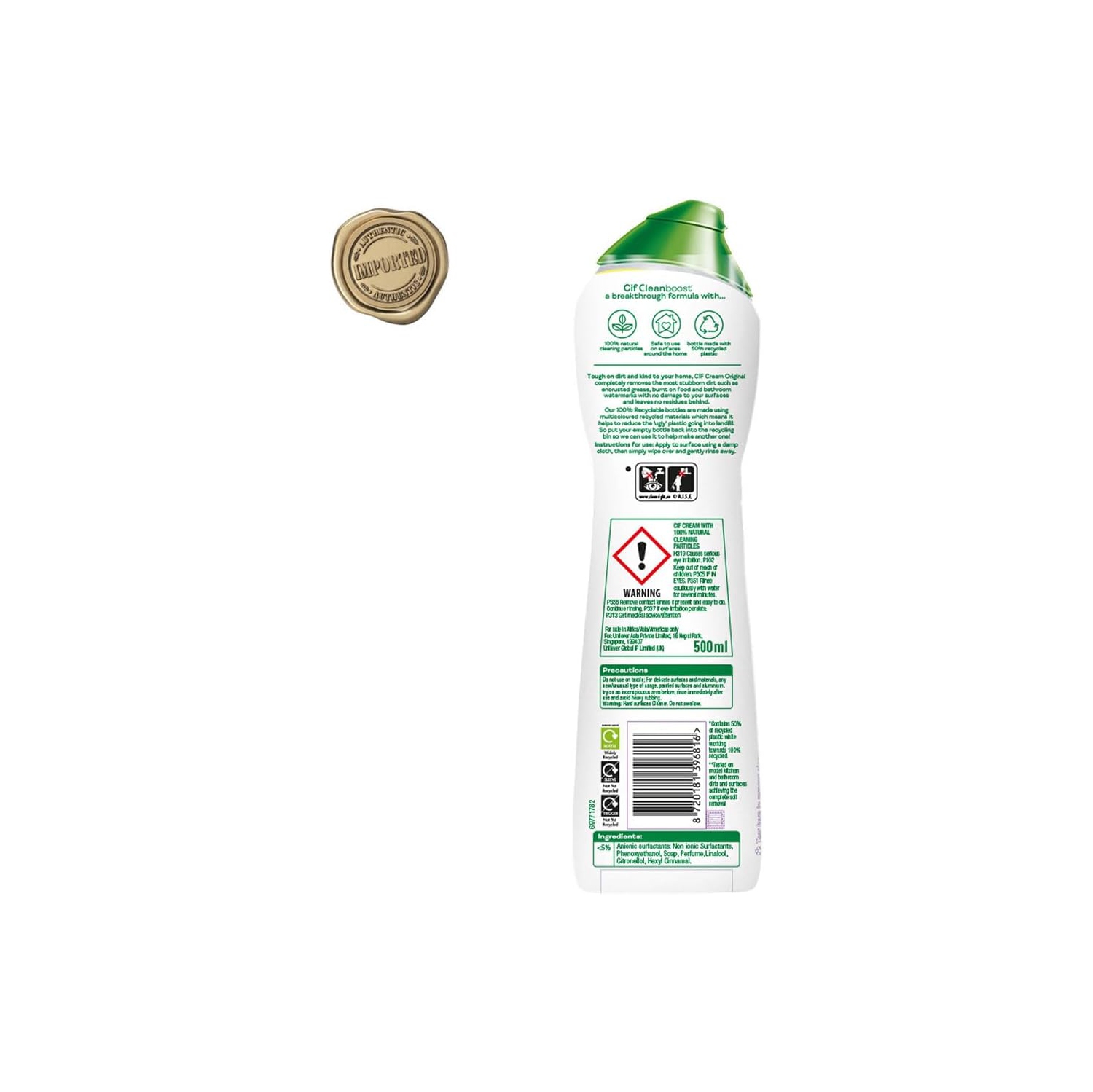 Cif , Krem Cleanser 750 ml, blanc