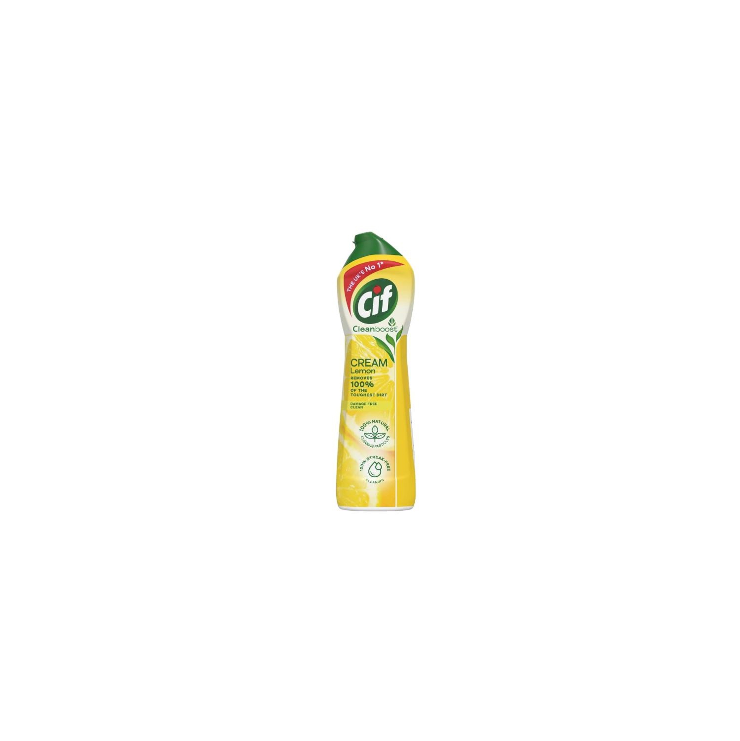Cif, Lemon Scented Cream Cleaner 750ml, Yellow