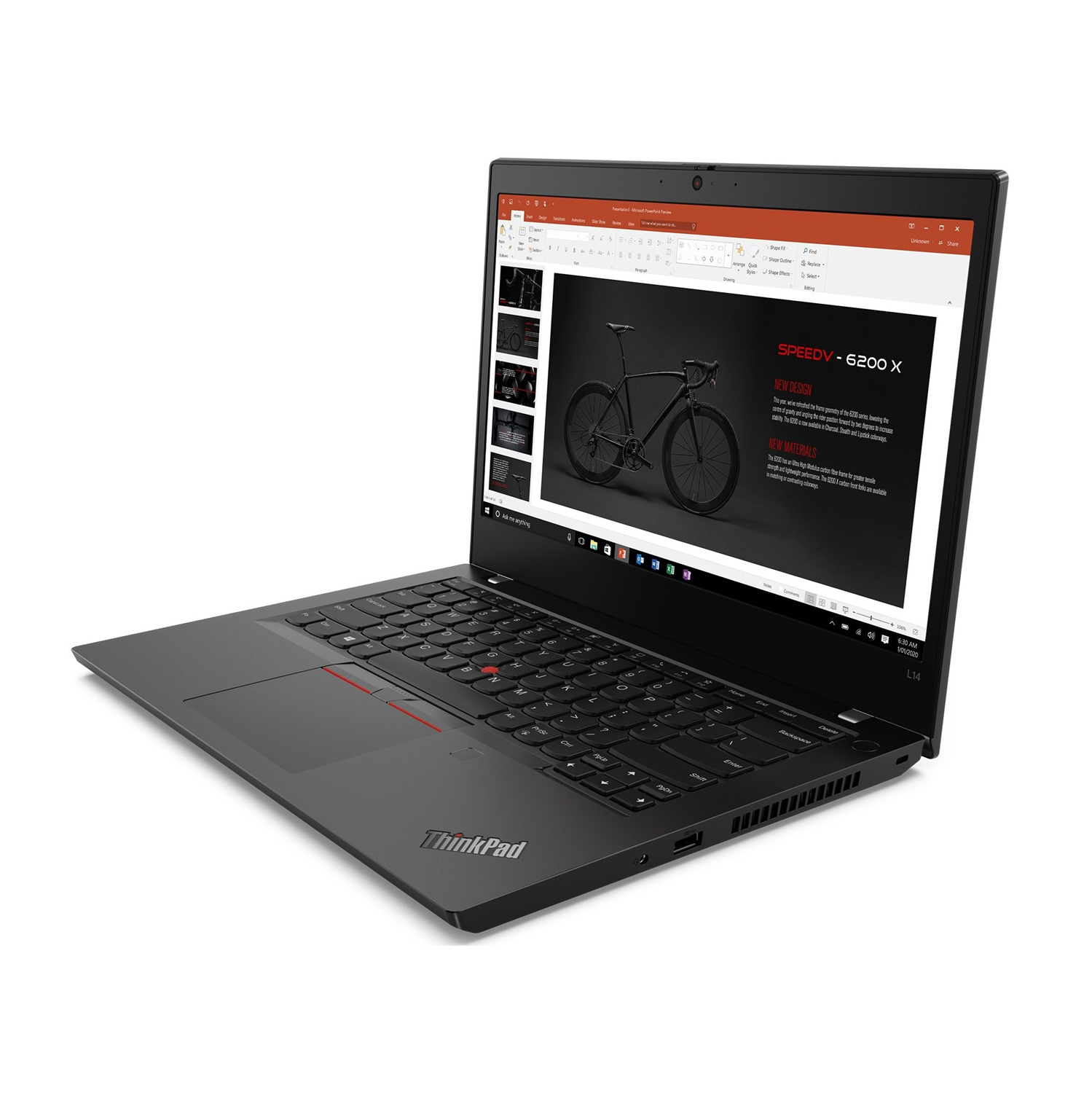 Remis à neuf - Lenovo ThinkPad L14 Gen 2 Intel® Core™ i5-1135G7, 32&nbsp;Go RAM, SSD 512&nbsp;Go, 14&nbsp;po (1920 x 1080) tactile Wi-Fi+BT