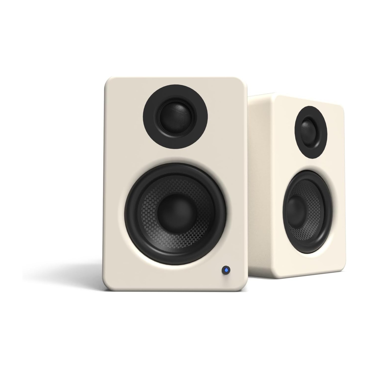 Haut-parleurs de bureau alimentés YU2 de Kanto | Transducteurs de 3&nbsp;po Haut-parleur d'aigus à dôme en soie de 3⁄4&nbsp;po | 50&nbsp;W RMS | CNA