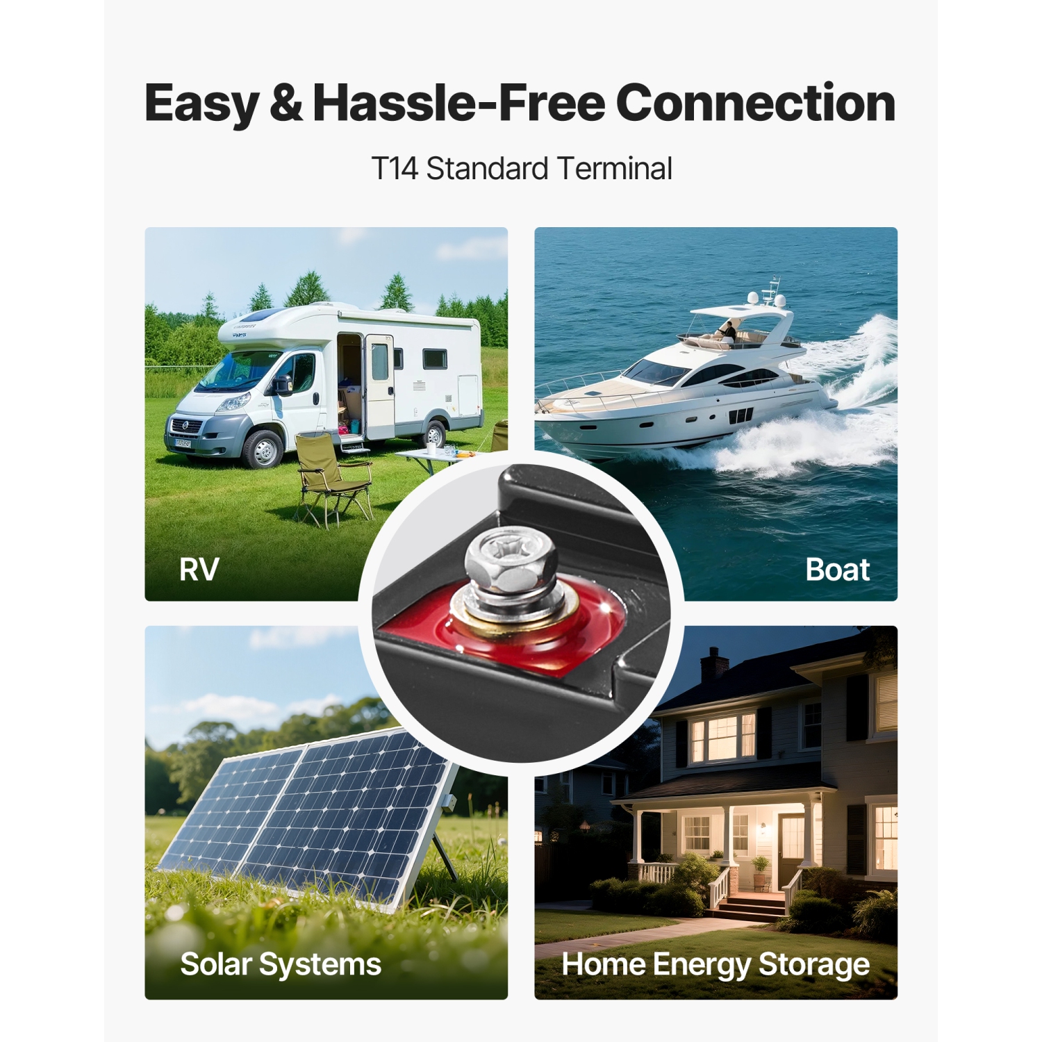 VEVOR 12V 200Ah LiFePO4 Battery, Up to 15000 Cycles, Deep Cycle Lithium Iron Phosphate Battery with Built-in BMS, Low Temperature Protection, 10