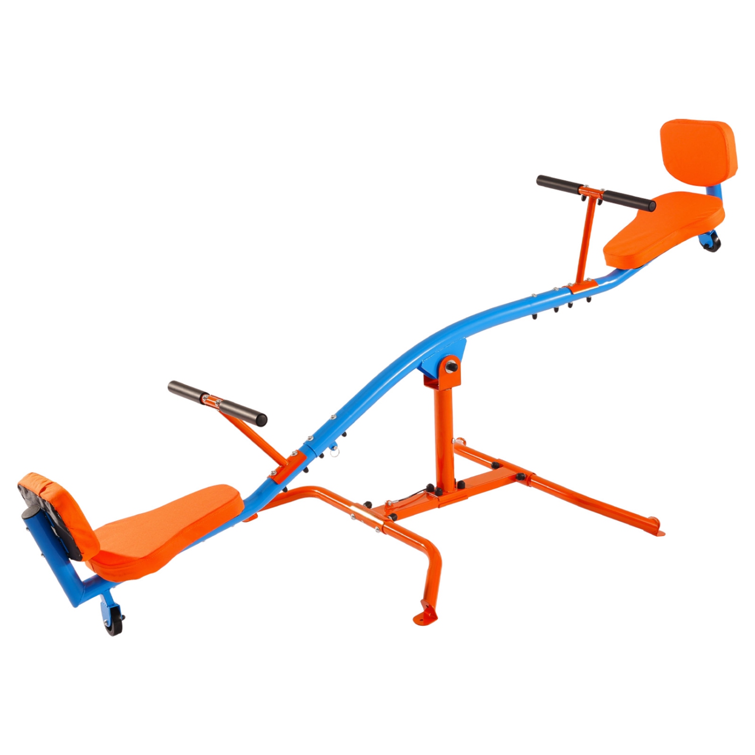 VEVOR 300 lbs Load Kids Seesaw,Sit and Spin Teeter Totter with Easy-Grip Handles,Kids Outdoor Playground Equipment,Outside Toys,Swiveling 360 Degrees