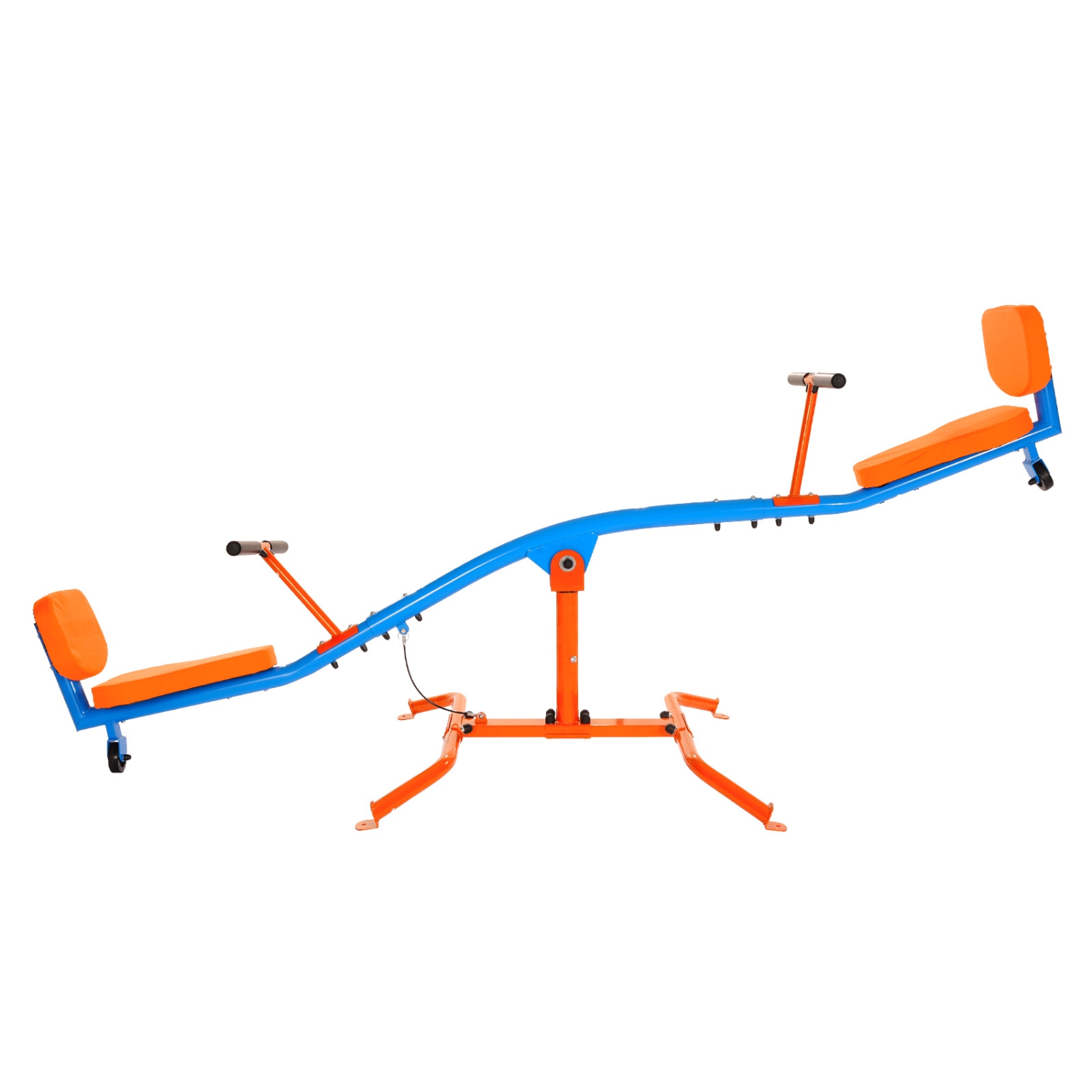 VEVOR 300 lbs Load Kids Seesaw,Sit and Spin Teeter Totter with Easy-Grip Handles,Kids Outdoor Playground Equipment,Outside Toys,Swiveling 360 Degrees