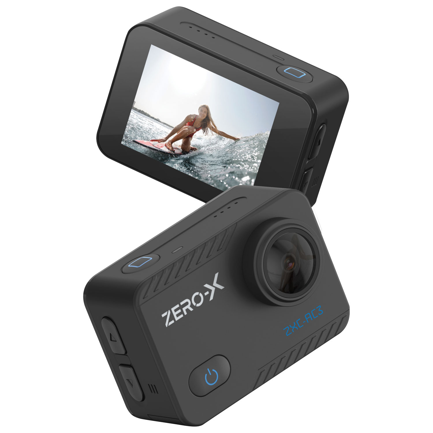 Zero-X Waterproof 4K UHD Sports & Helmet Camera with Touchscreen Display - Only at Best Buy