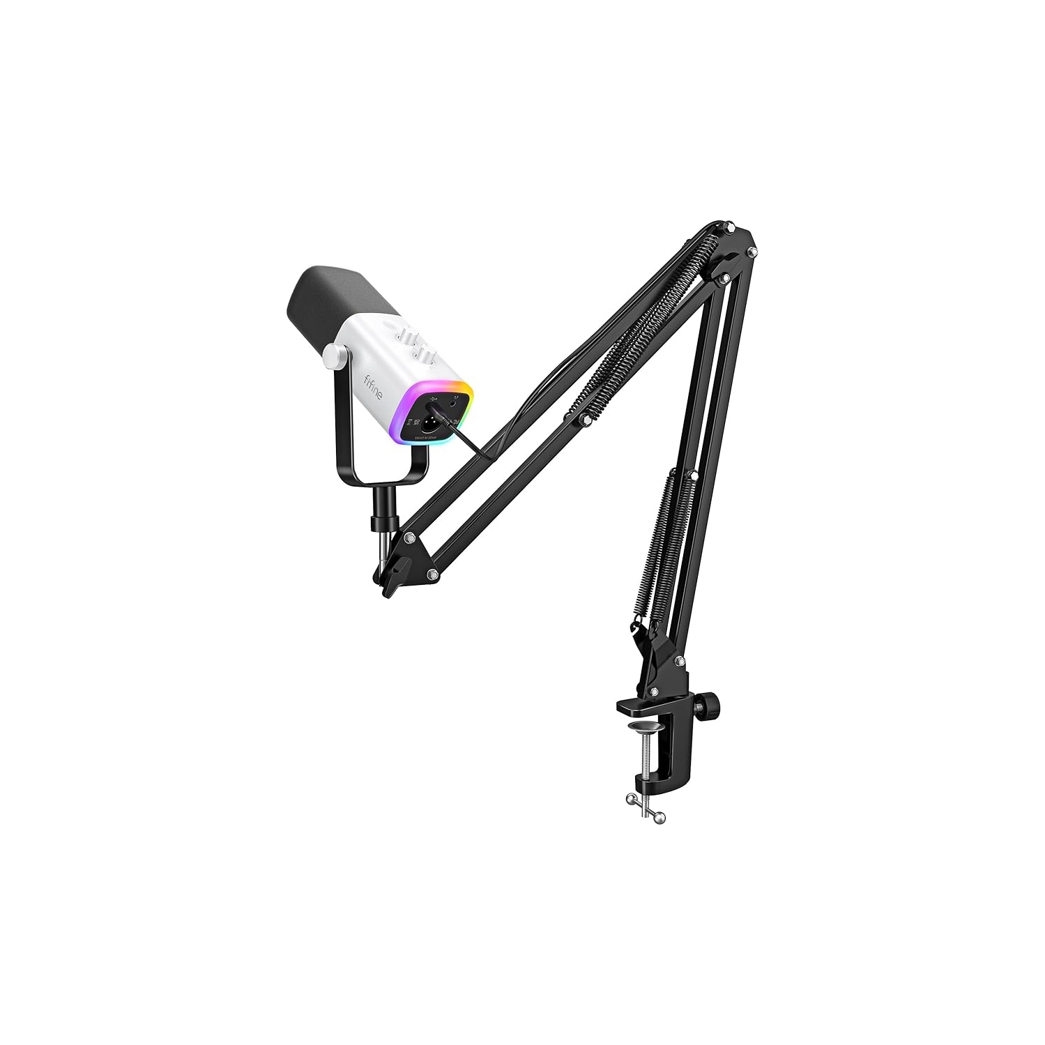 FIFINE Gaming XLR/USB Microphone Kit, Streaming Dynamic Microphone Set for PC/PS5, Computer Mic for Vocal Podcast Recording Voiceover, with