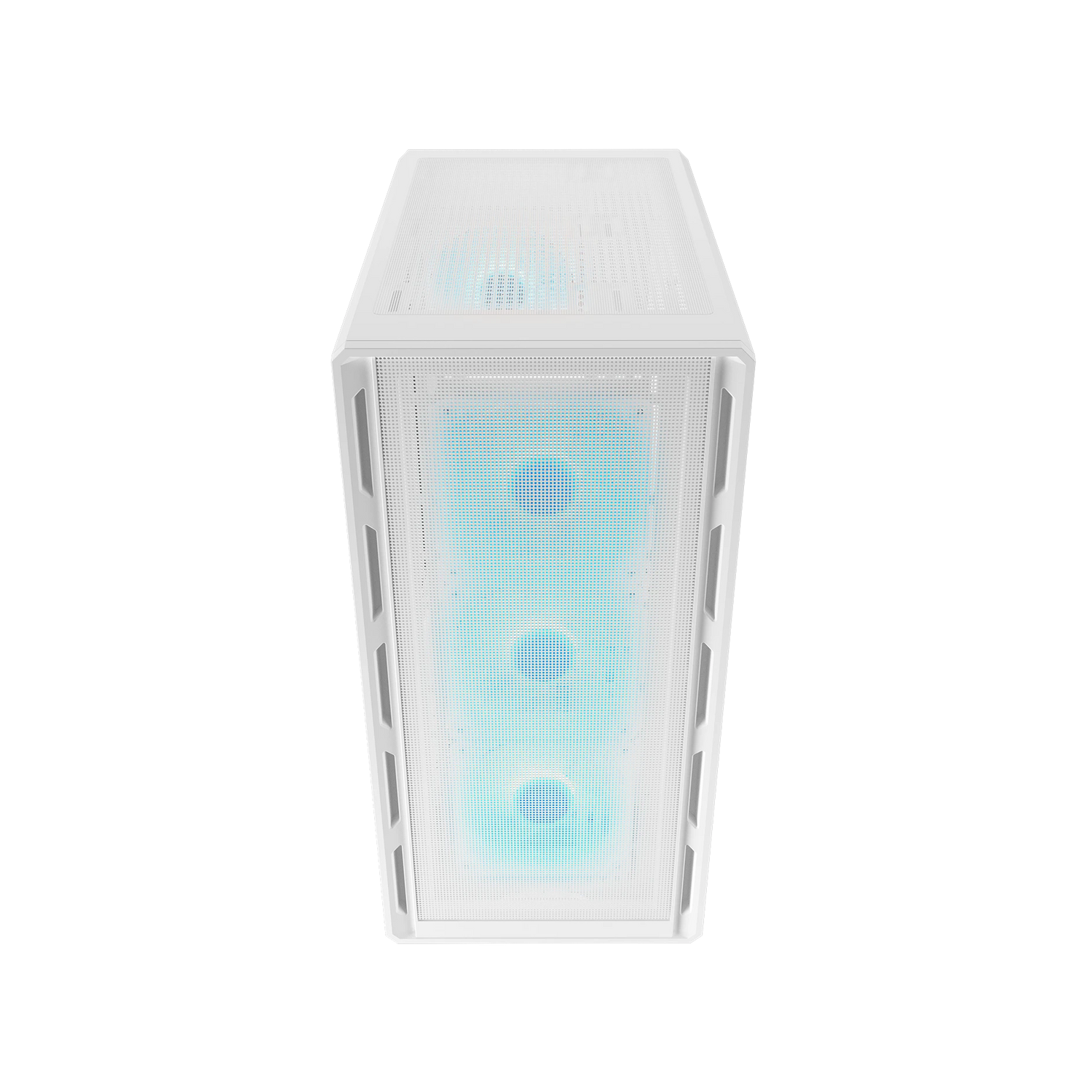 Cougar Airface Pure Pro Mid Tower ATX Computer Case, Tempered Glass Side Panel, 4 x 120mm RGB Fan Pre-Installed, White