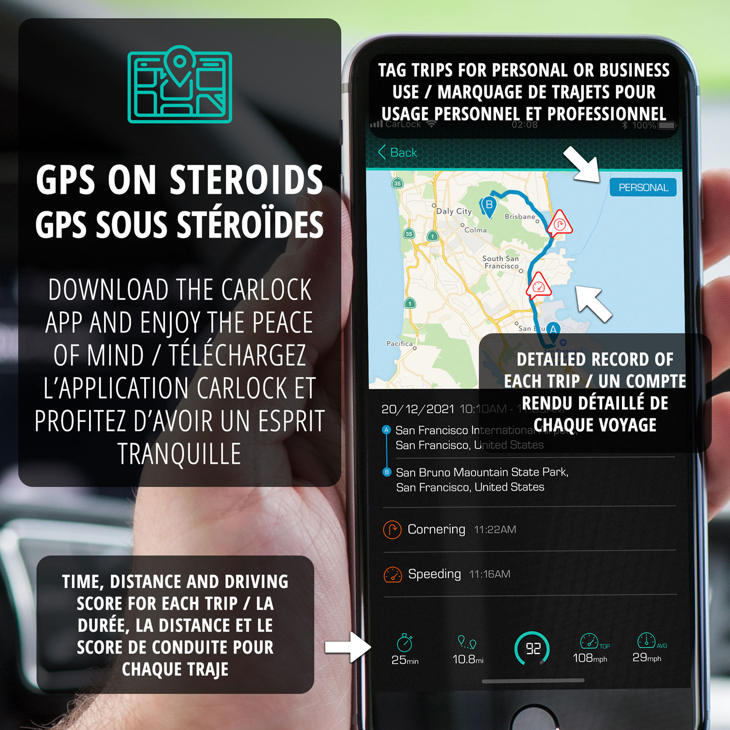 CarLock Wired 4G Car Tracker Alert System