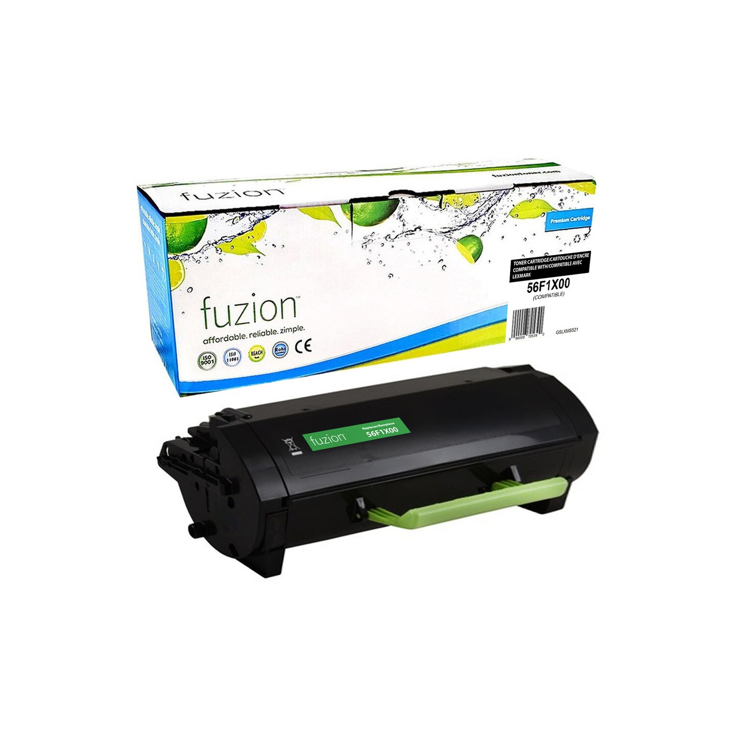 FUZION Lexmark 56F1X00 Extra HY Compatible Toner - Black