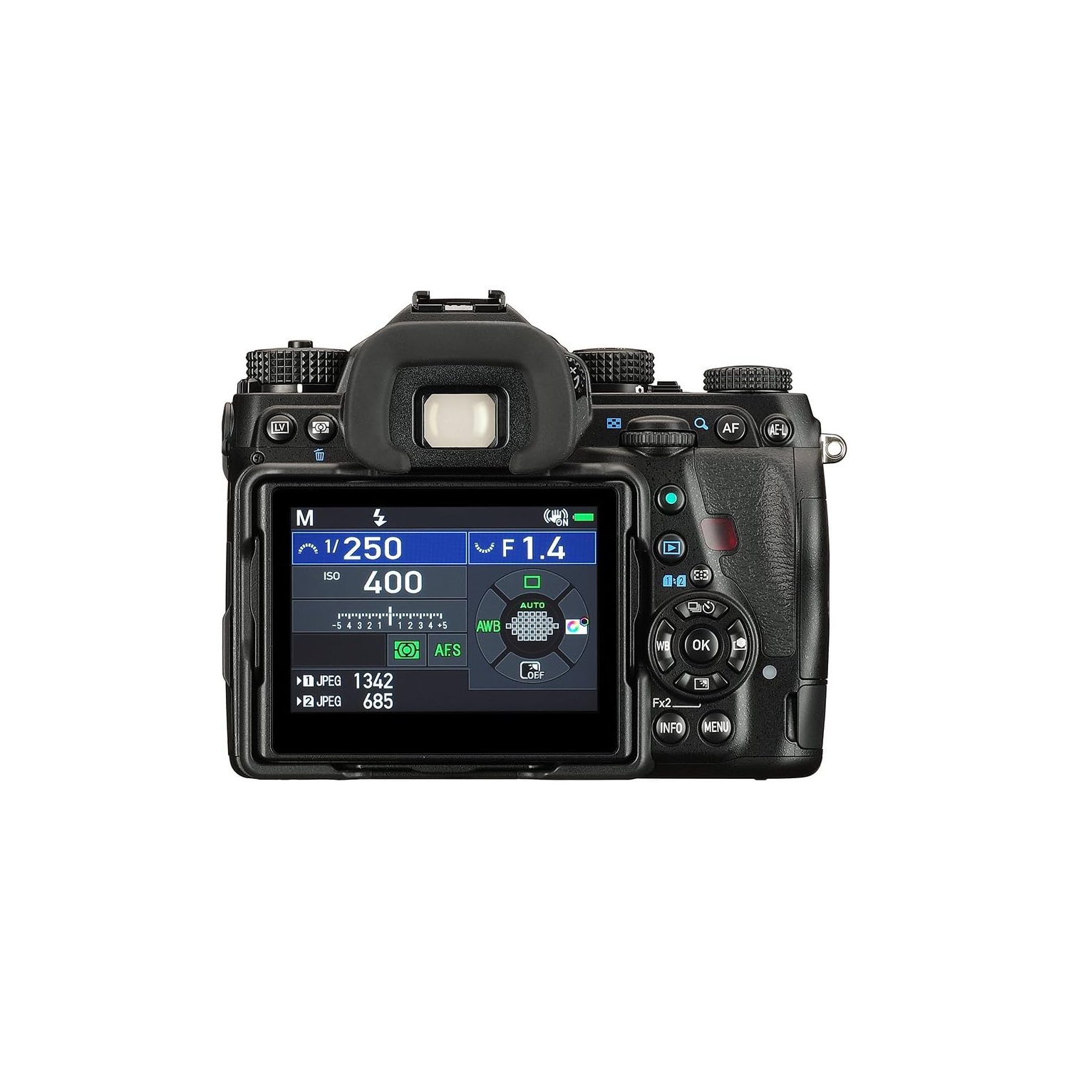 Pentax K-1 Mark II Full-Frame DSLR Camera Body 36.4MP 5-Axis Shake Reduction II Pixel Shift Wi-Fi GPS – Open Box