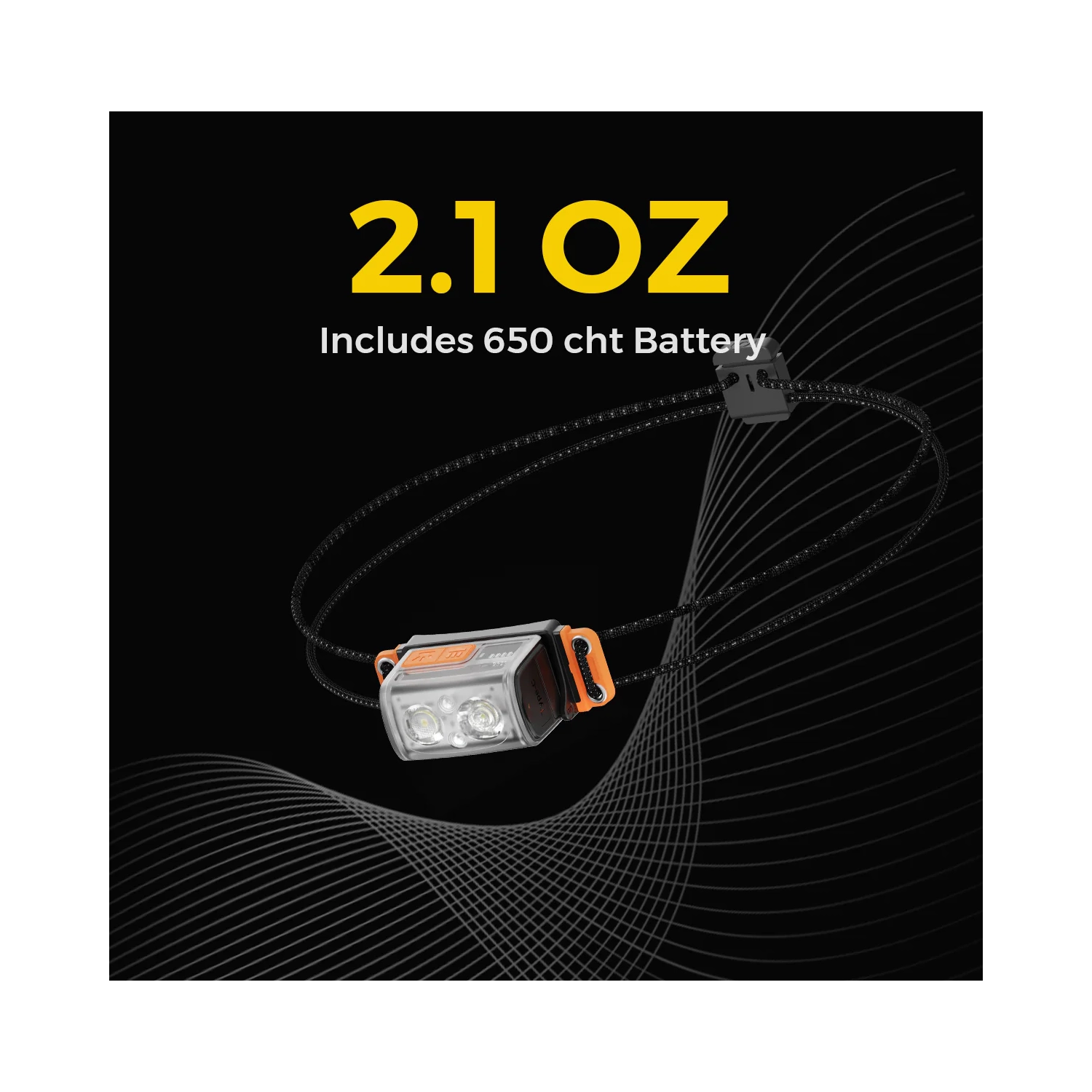 Lampe frontale légère haute performance 600Z de TINY HELIO