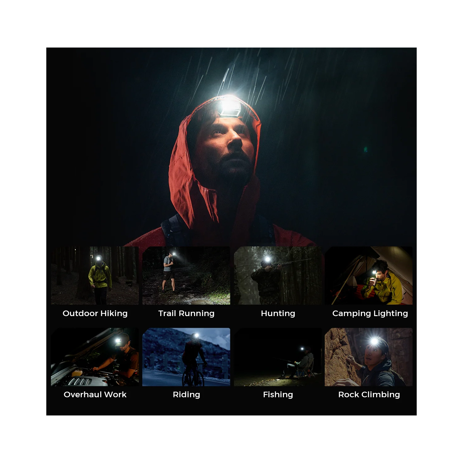 Lampe frontale légère haute performance 600Z de TINY HELIO