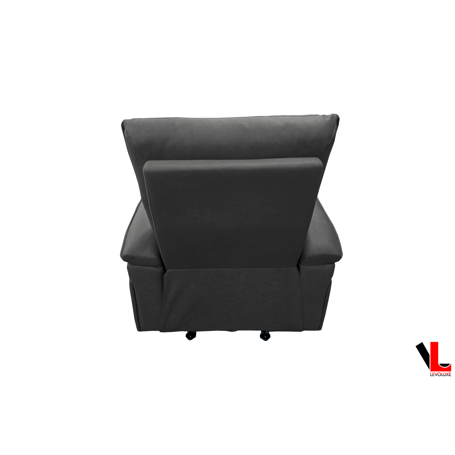 Levoluxe Sereno 36" Rocker Reclining Chair in Jaxxon Smoke