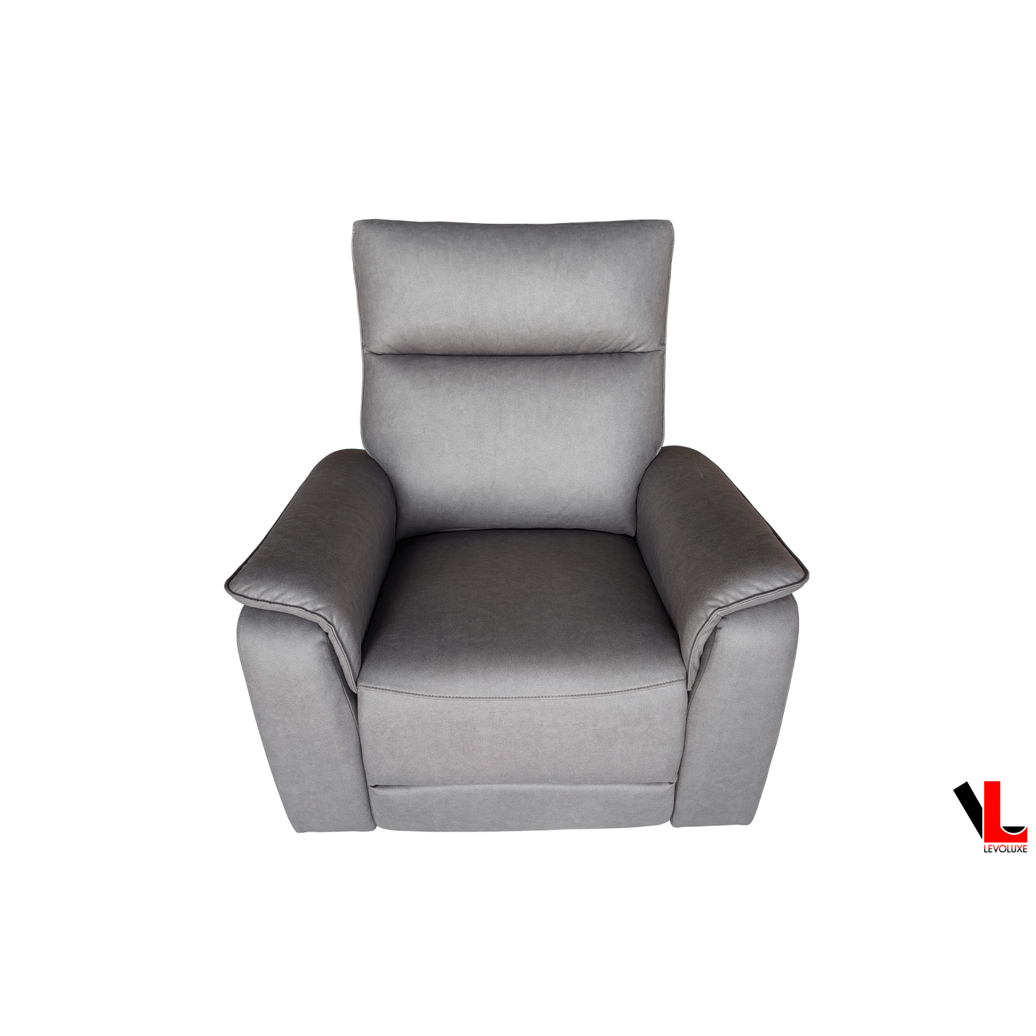 Levoluxe Sereno 36" Rocker Reclining Chair in Jaxxon Smoke