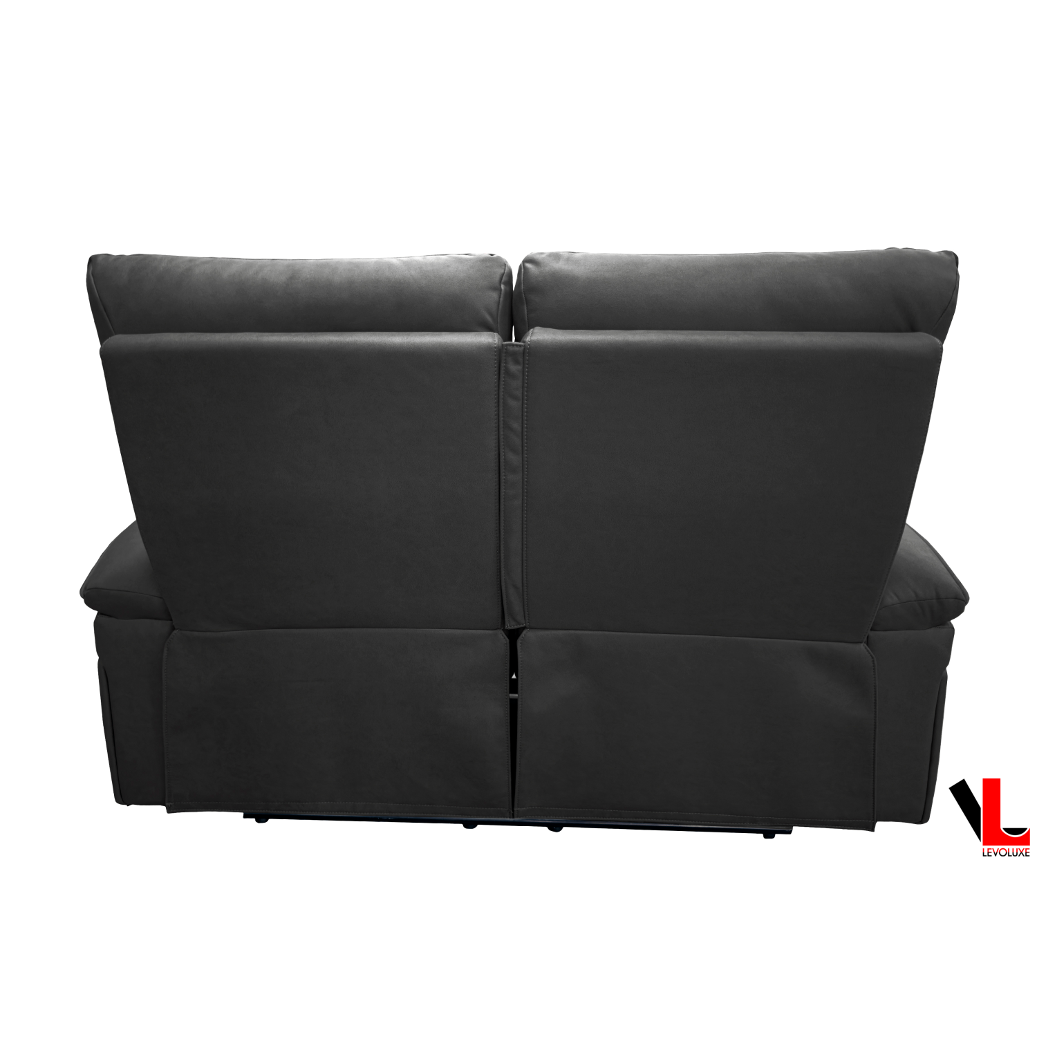 Causeuse inclinable 57,5&nbsp;po Sereno Levoluxe, 2 places, couleur fumée Jaxxon