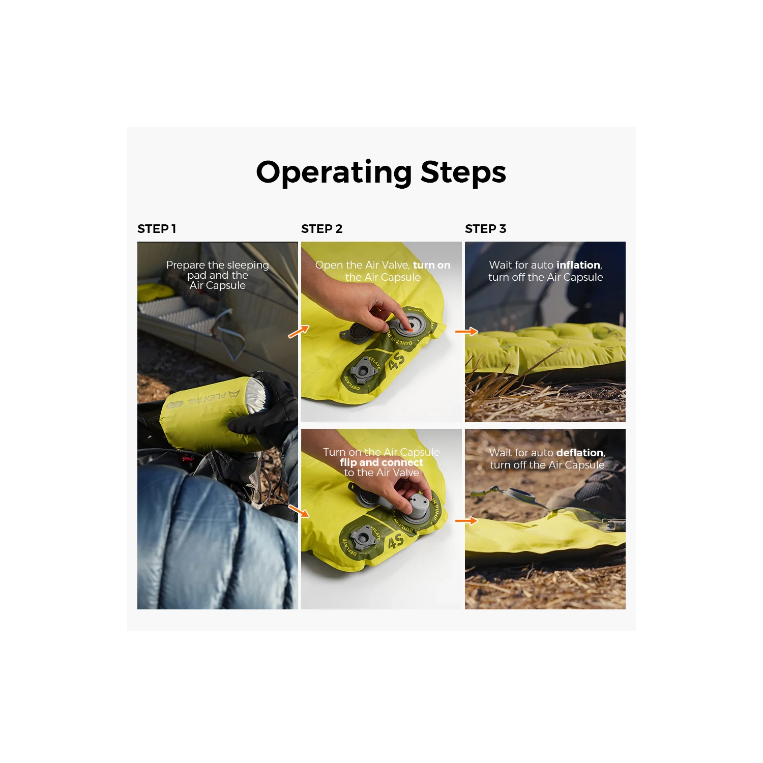 Tiny Sleeping Pad R09 AVS-World's Lightest 9.4 R-value Sleeping Pad with Automatic Inflation