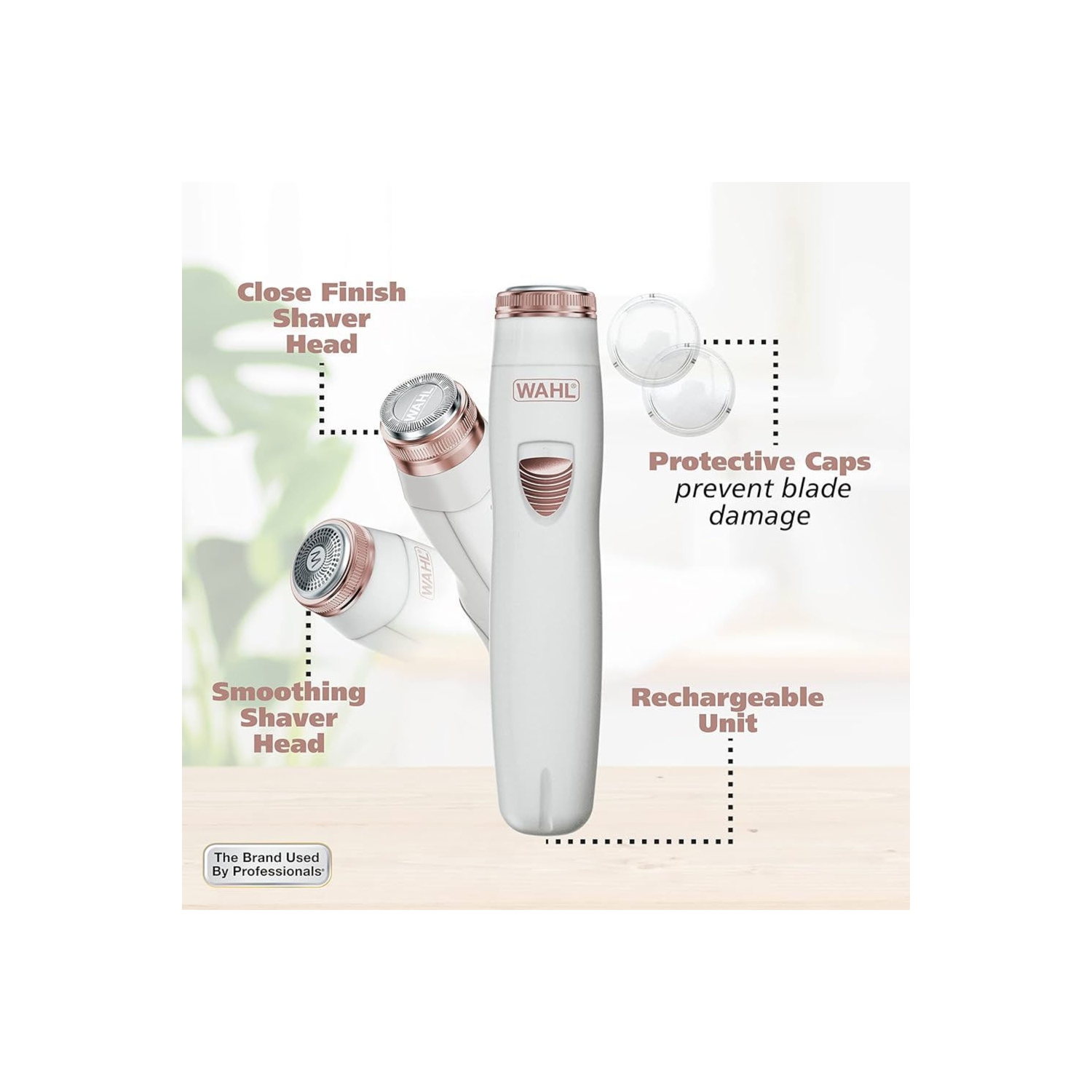Rasoir rechargeable Wahl Clean & Smooth 2-en-1 n° 3229