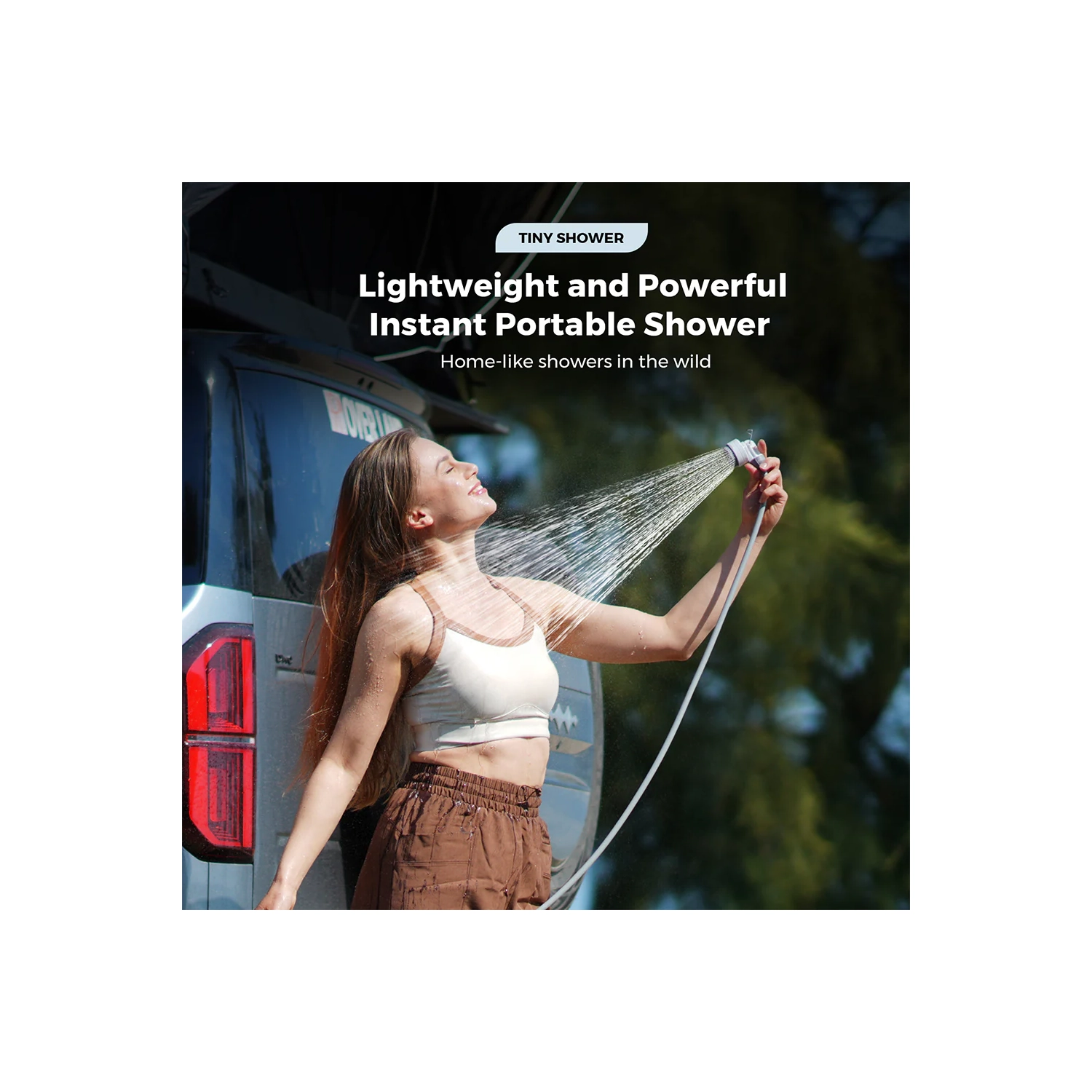 TINY SHOWER - World's Smallest Instant Portable Shower